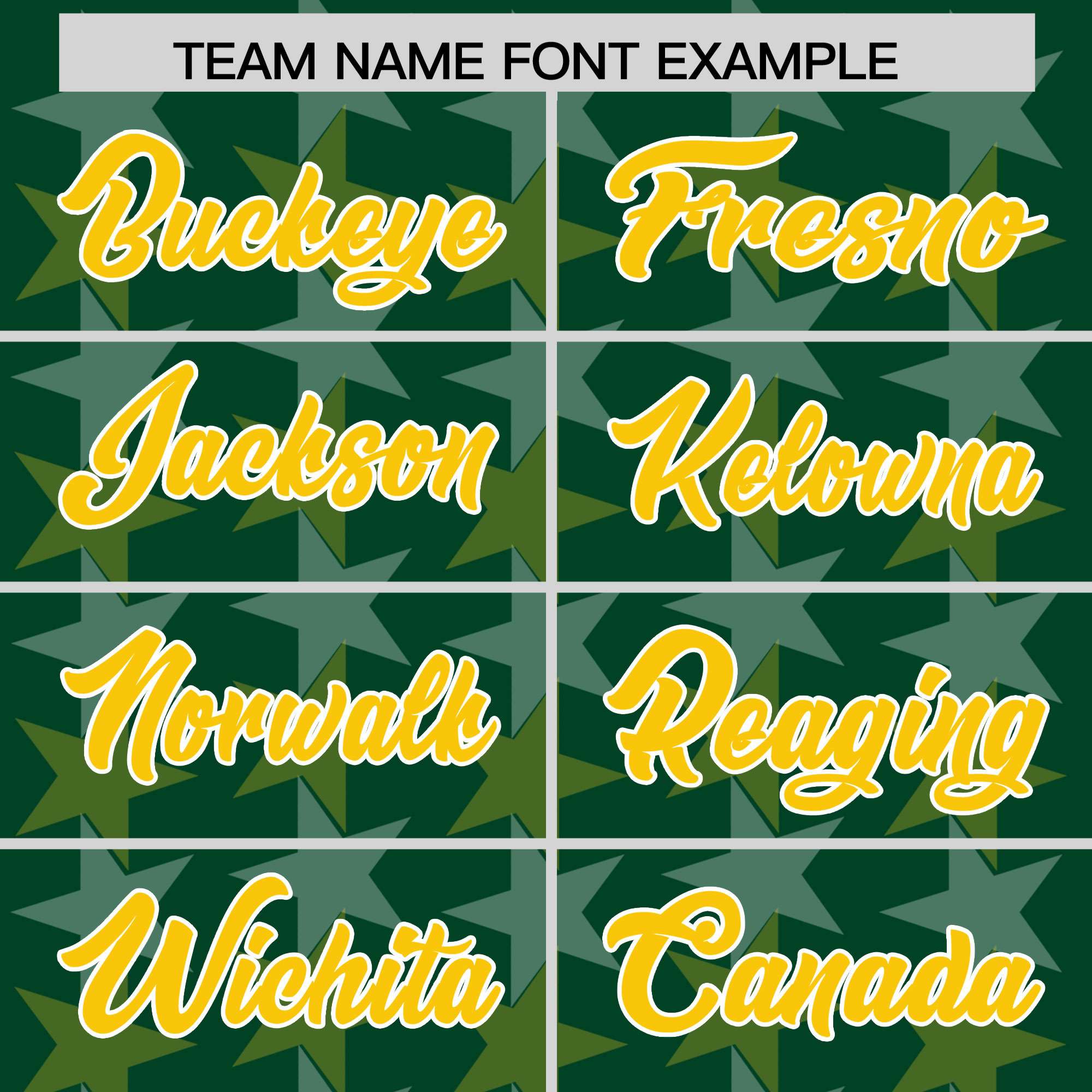 Custom Green Gold Personalized All Star Graffiti Pattern Authentic Football Jersey