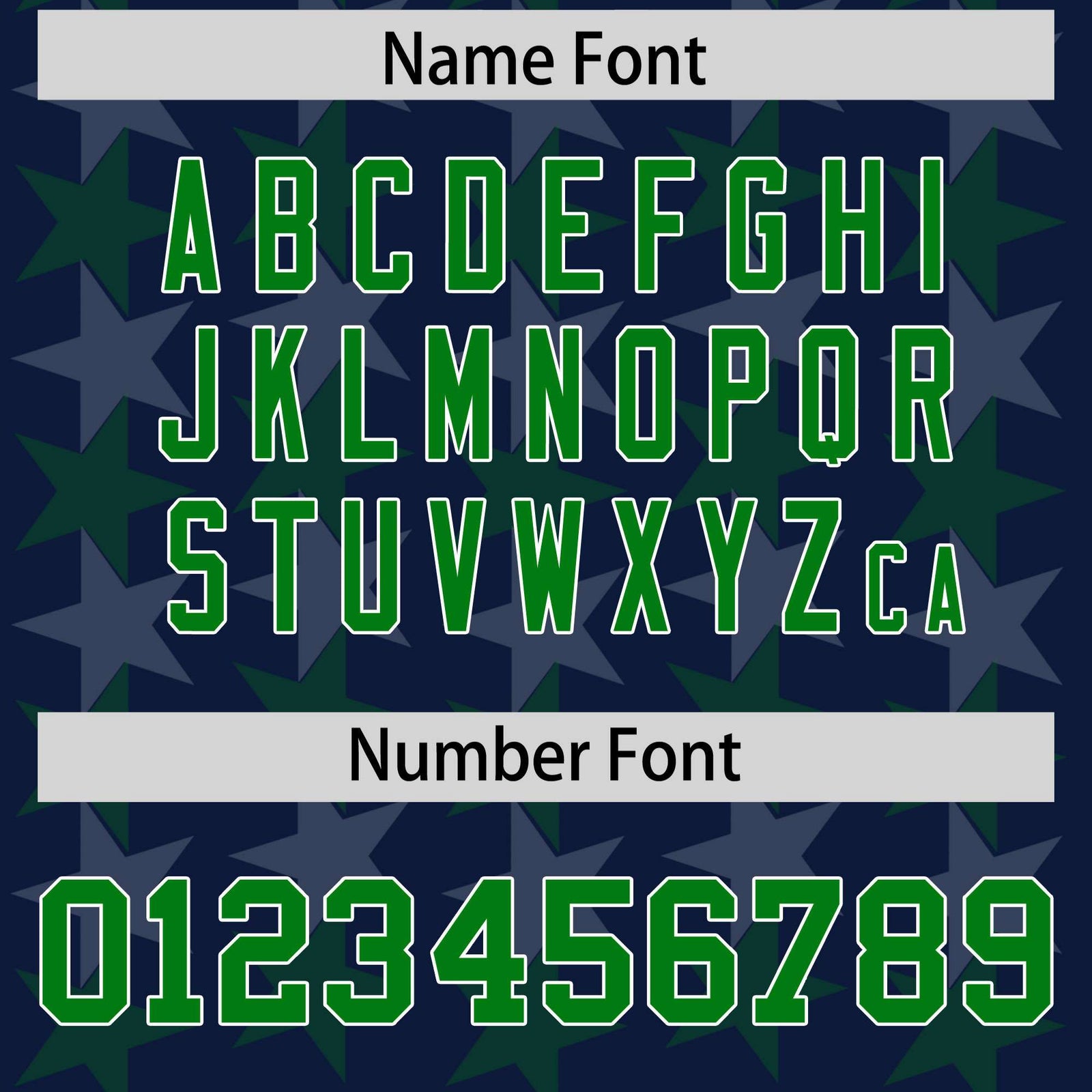 Custom Navy Kelly Green Personalized All Star Graffiti Pattern Authentic Football Jersey