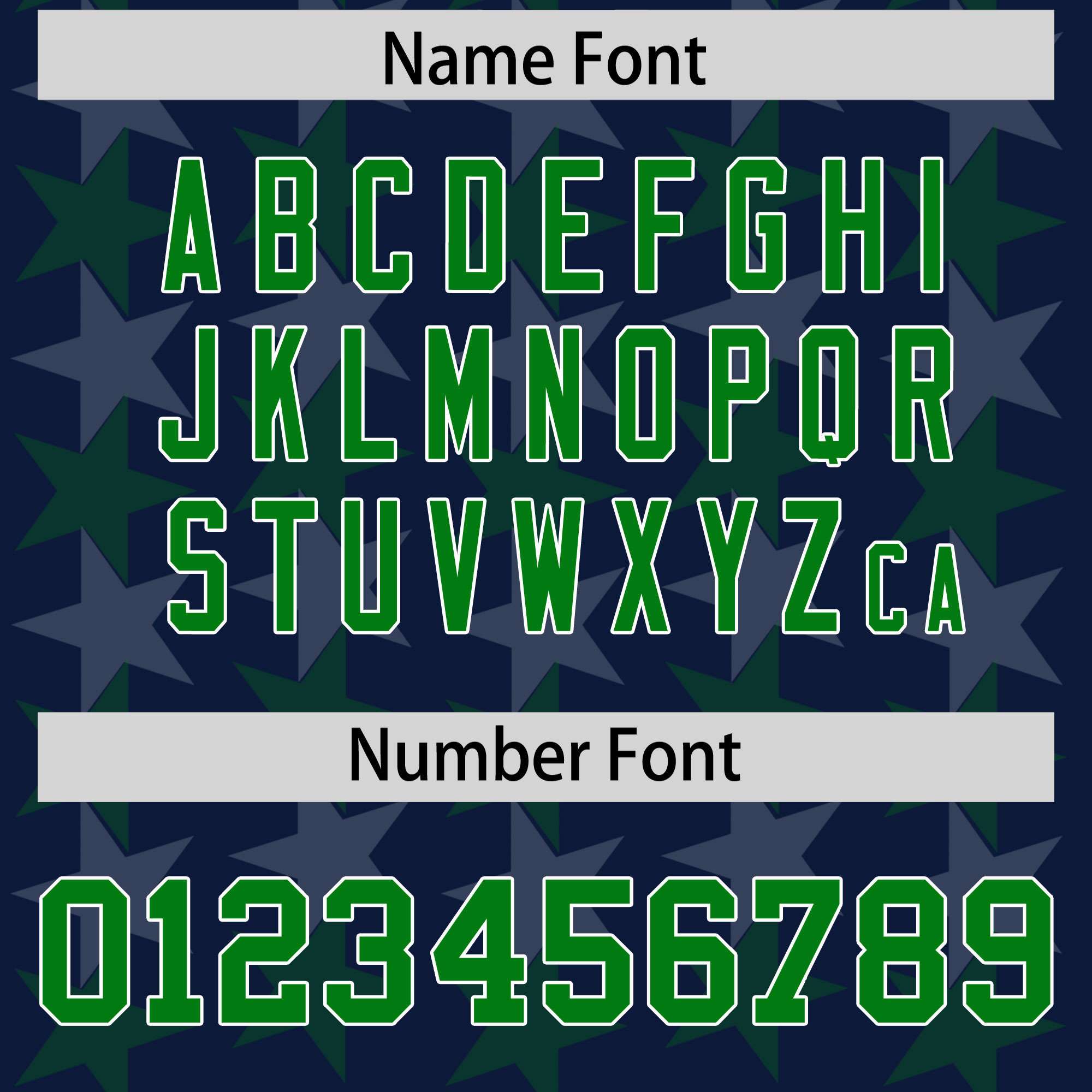 Custom Navy Kelly Green Personalized All Star Graffiti Pattern Authentic Football Jersey
