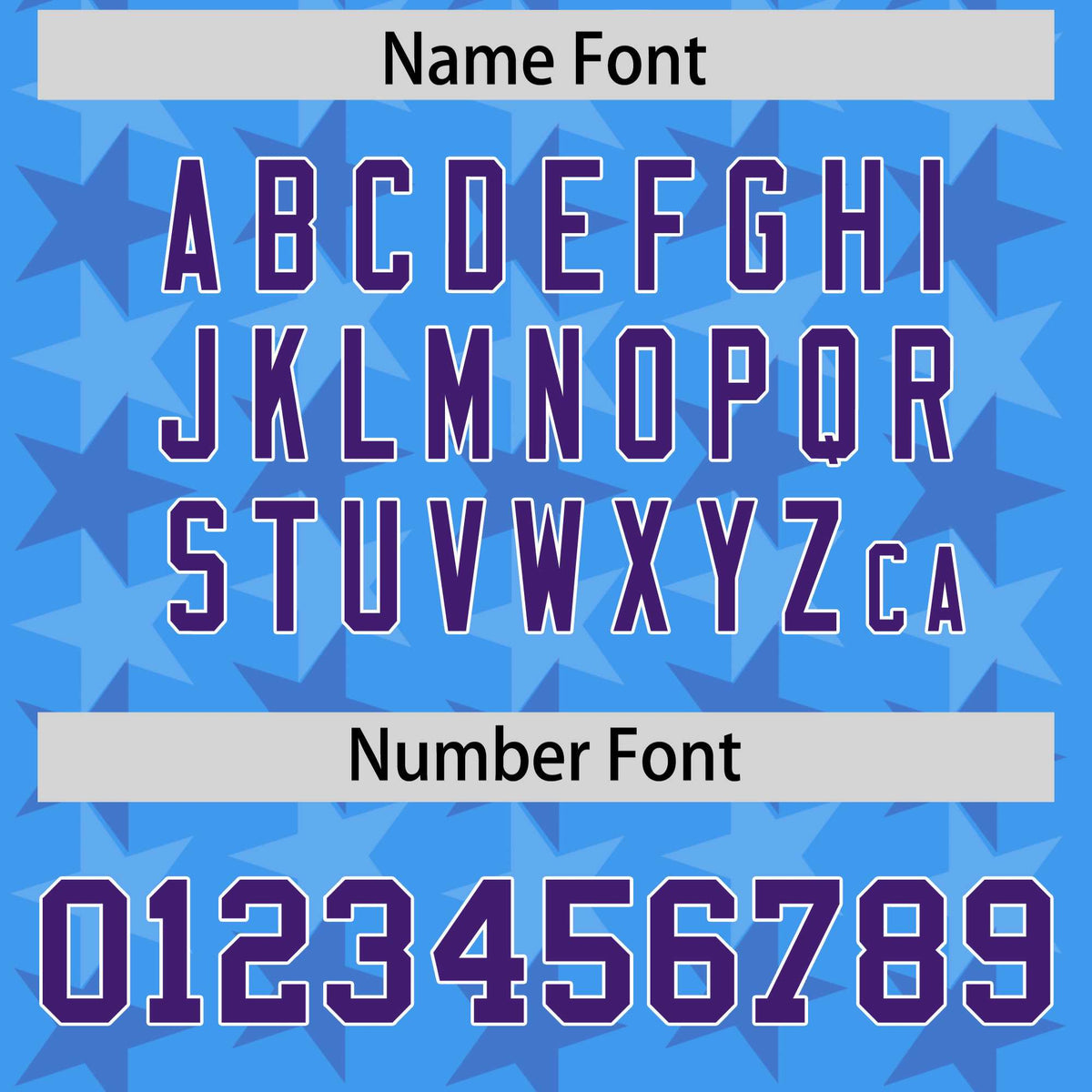 Custom Light Blue Purple Personalized All Star Graffiti Pattern Authentic Football Jersey