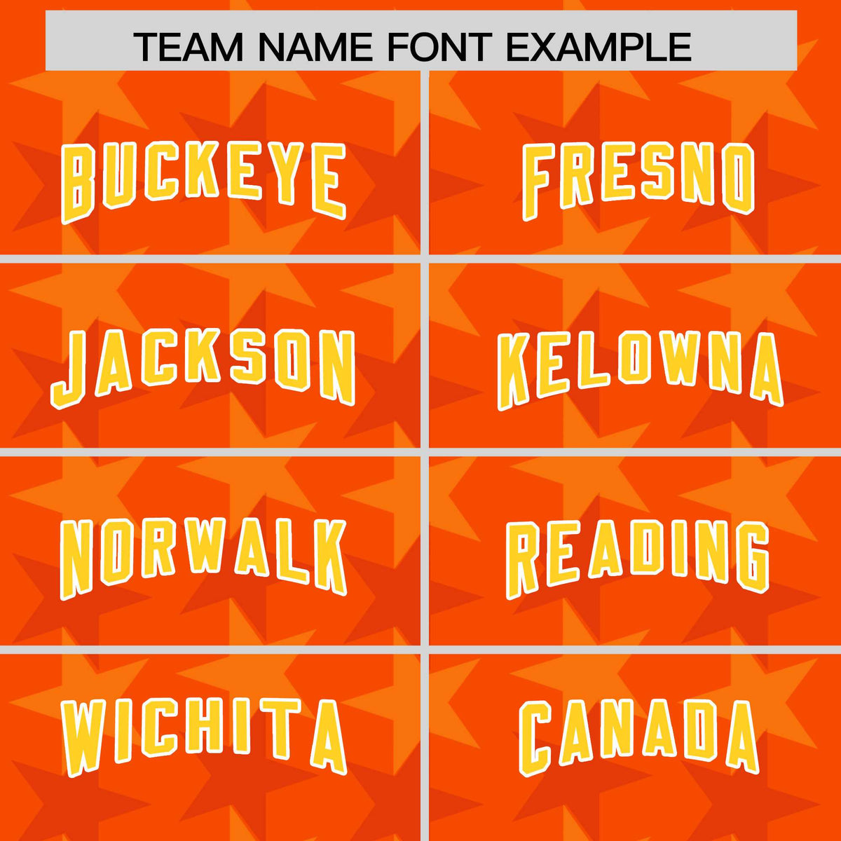 Custom Orange Gold Personalized All Star Graffiti Pattern Authentic Football Jersey