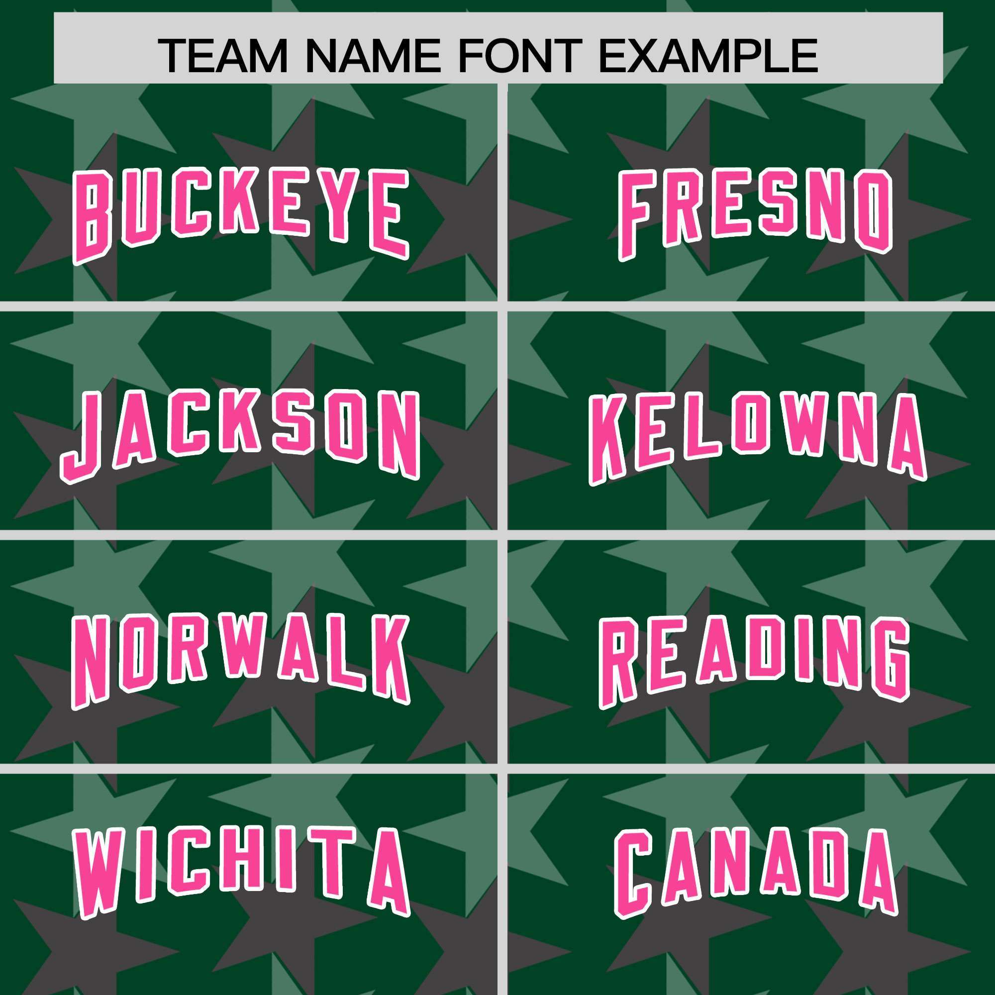 Custom Green Pink Personalized All Star Graffiti Pattern Authentic Football Jersey