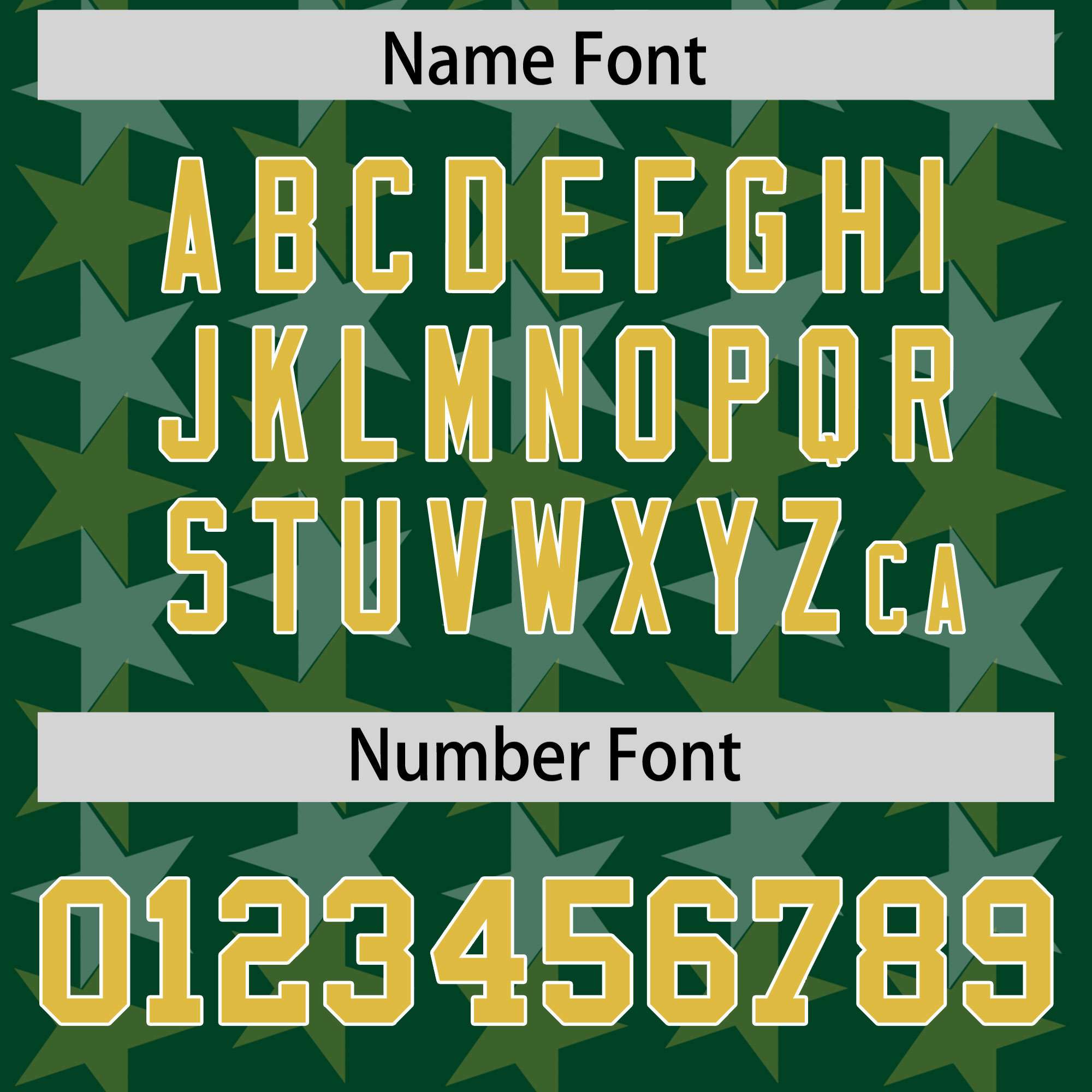 Custom Green Old Gold Personalized All Star Graffiti Pattern Authentic Football Jersey