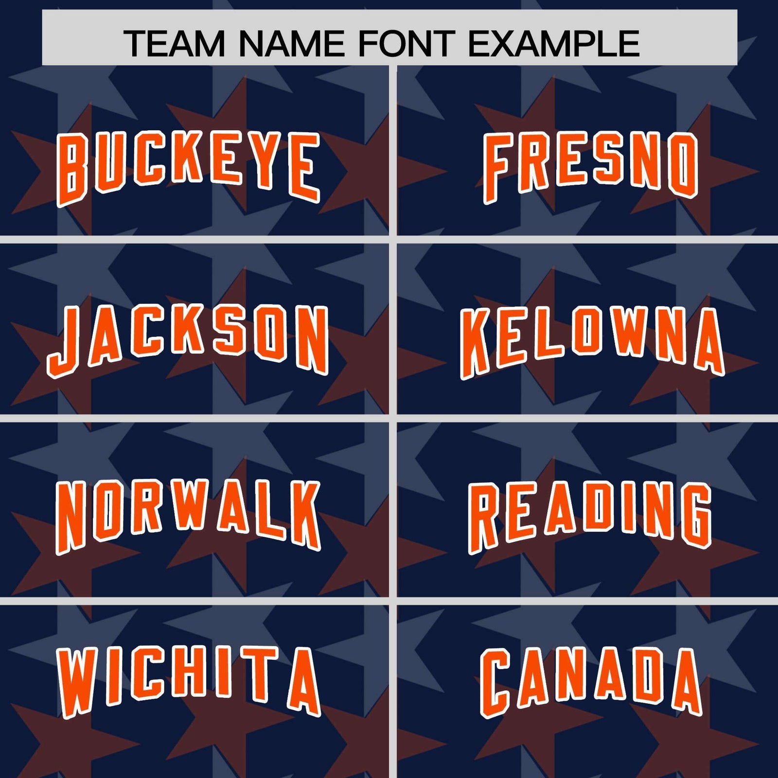 Custom Navy Orange Personalized All Star Graffiti Pattern Authentic Football Jersey