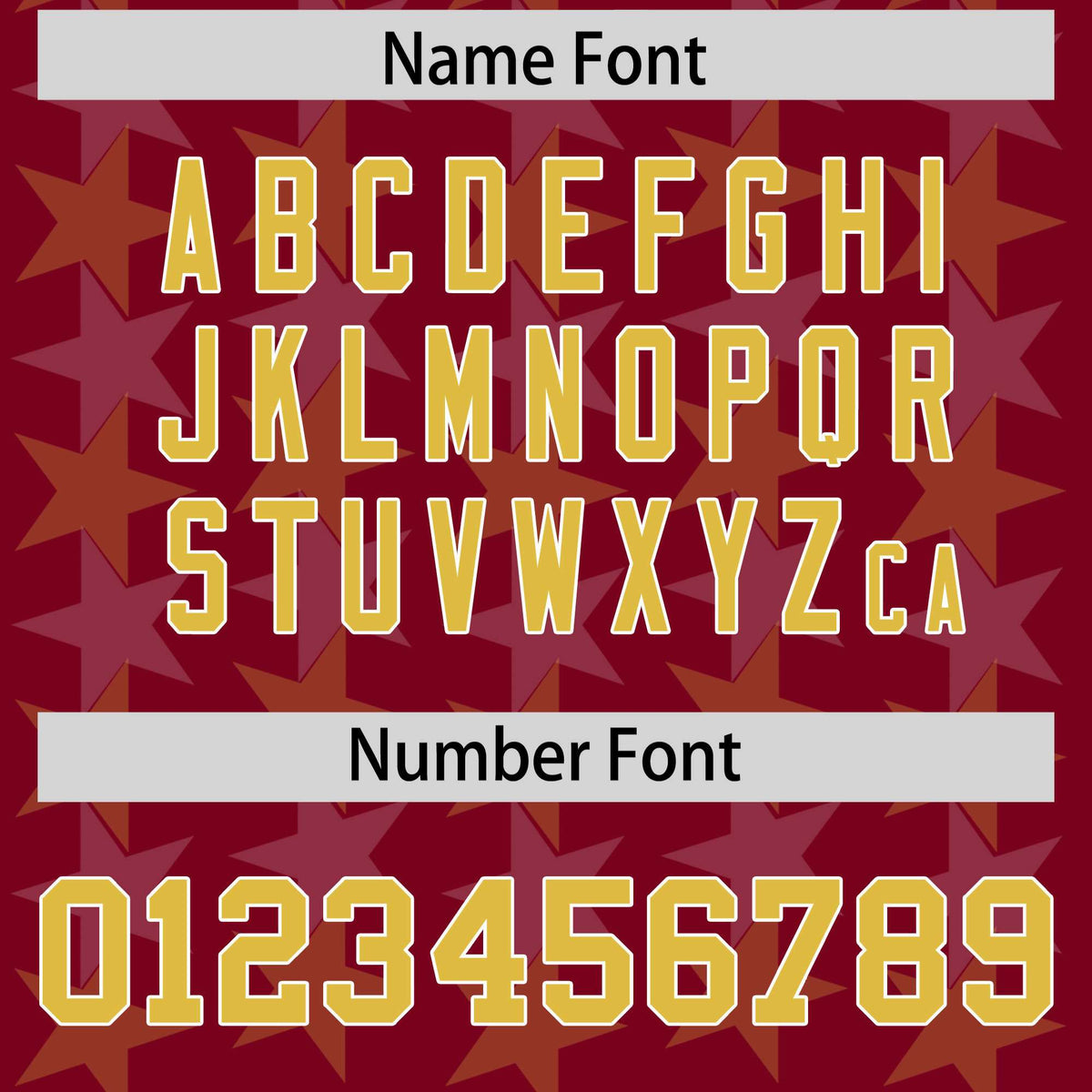 Custom Crimson Gold Personalized All Star Graffiti Pattern Authentic Football Jersey