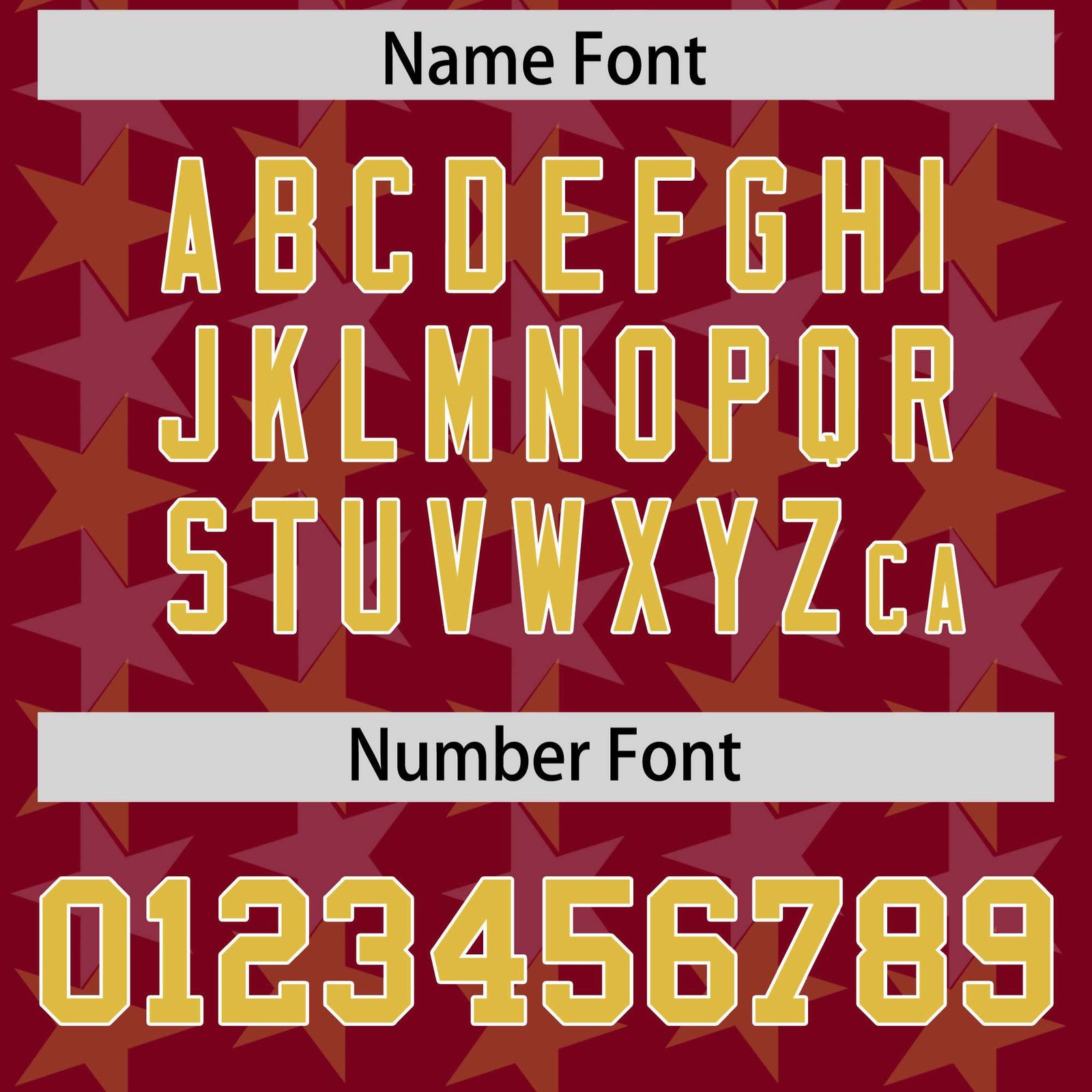 Custom Crimson Gold Personalized All Star Graffiti Pattern Authentic Football Jersey