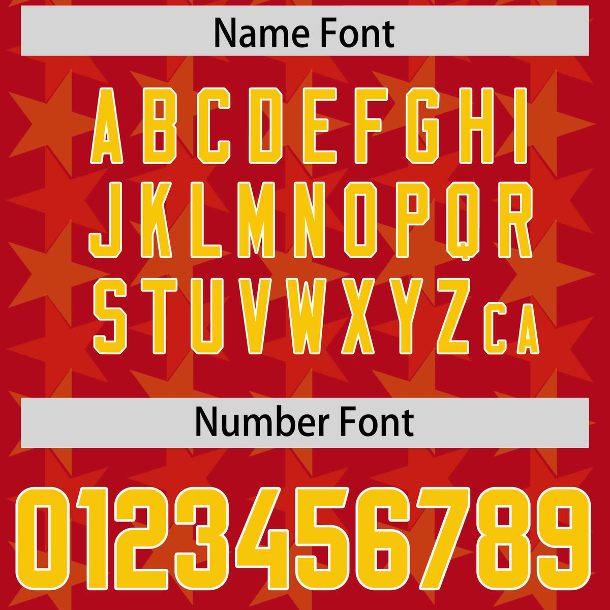 Custom Red Yellow Personalized All Star Graffiti Pattern Authentic Football Jersey