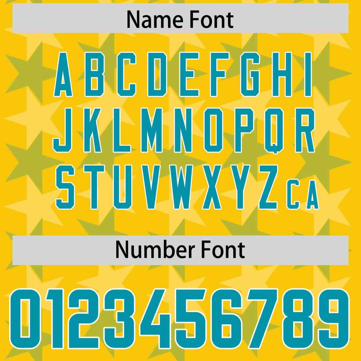 Custom Gold Aqua Personalized All Star Graffiti Pattern Authentic Football Jersey