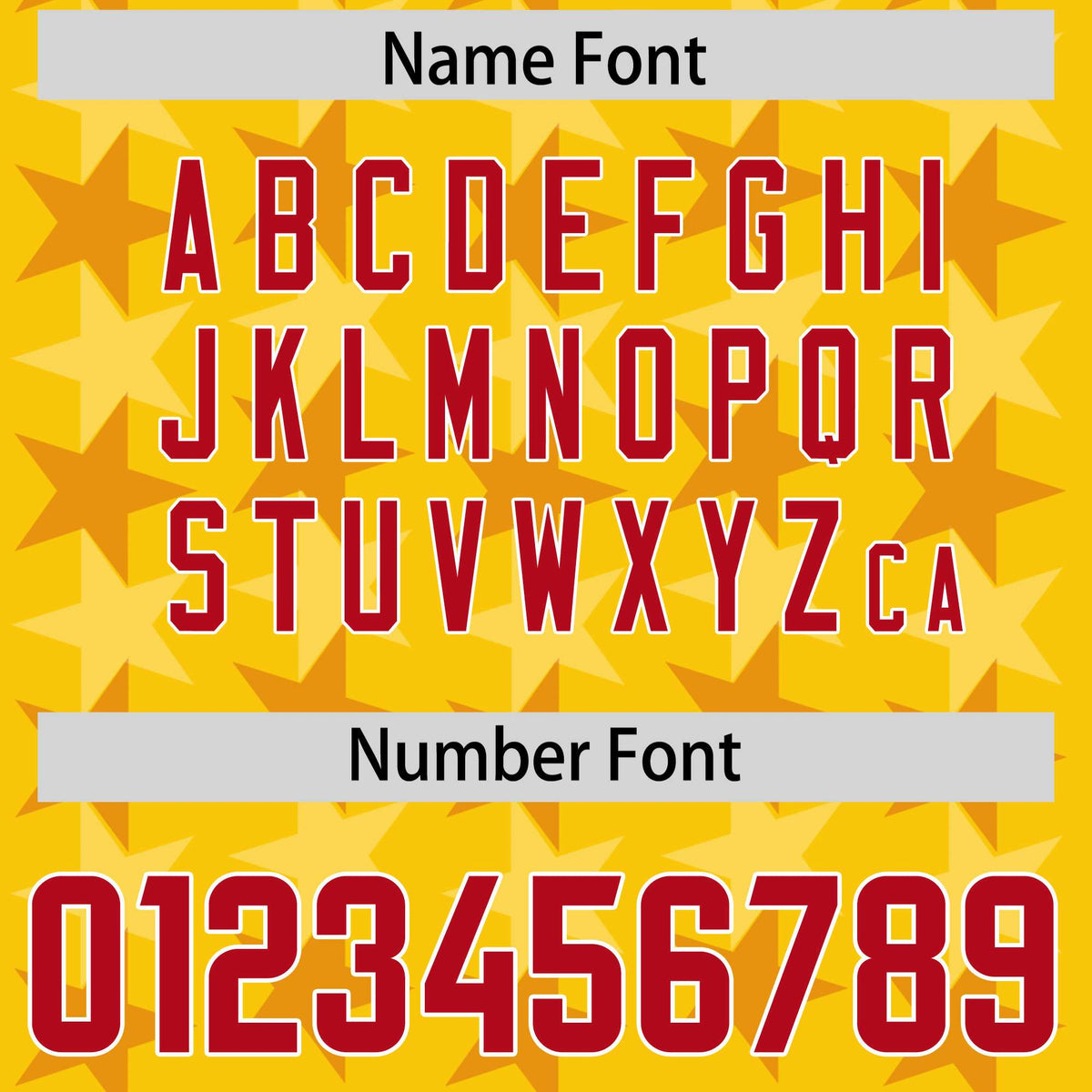 Custom Gold Red Personalized All Star Graffiti Pattern Authentic Football Jersey