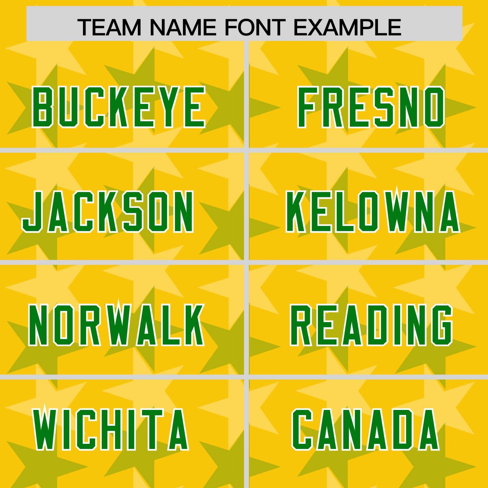 Custom Gold Kelly Green Personalized All Star Graffiti Pattern Authentic Football Jersey