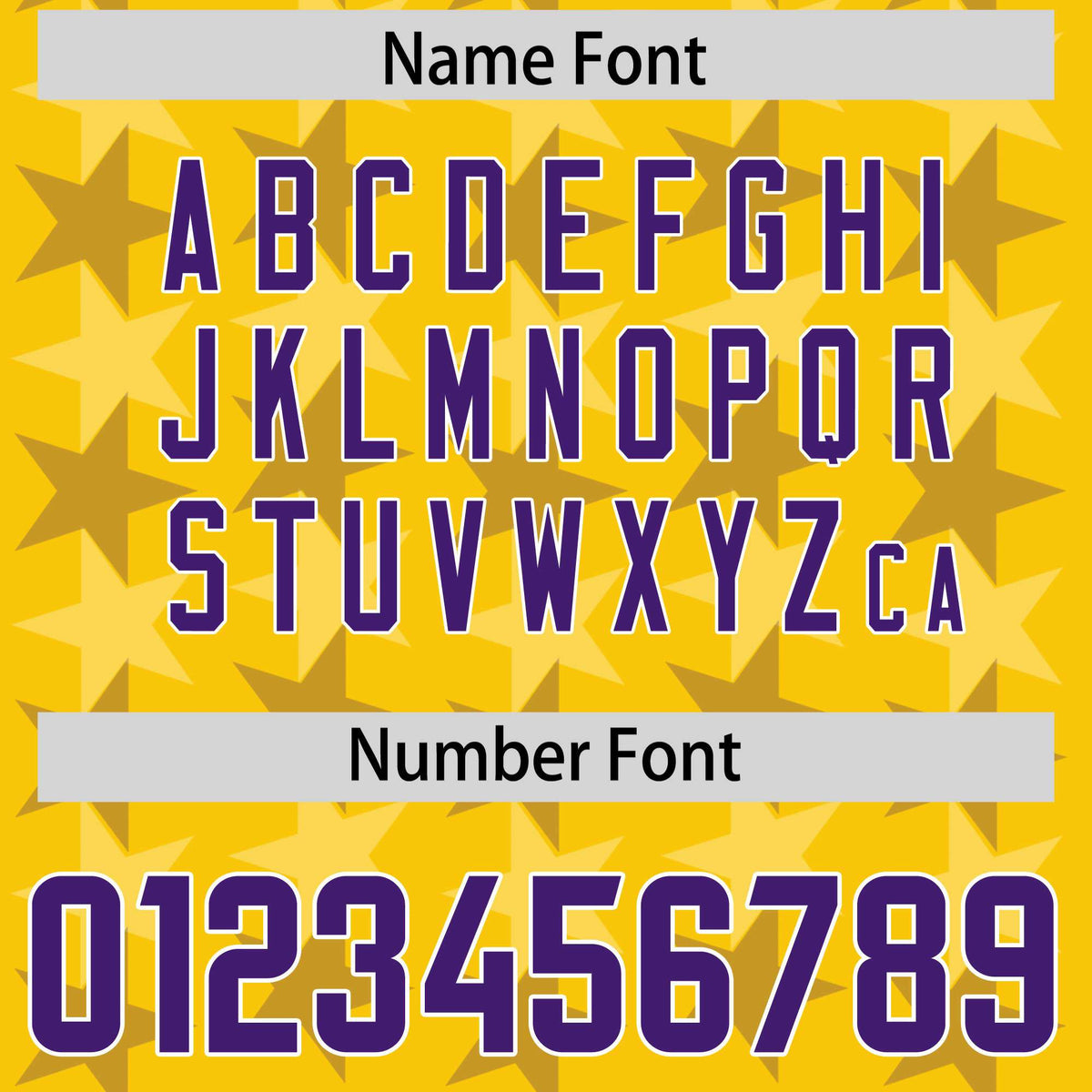 Custom Gold Purple Personalized All Star Graffiti Pattern Authentic Football Jersey