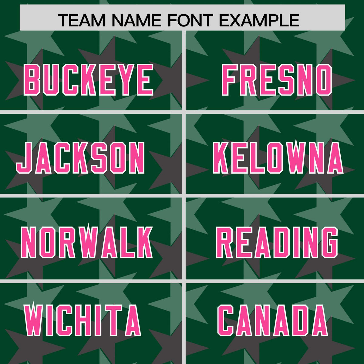 Custom Green Pink Personalized All Star Graffiti Pattern Authentic Football Jersey