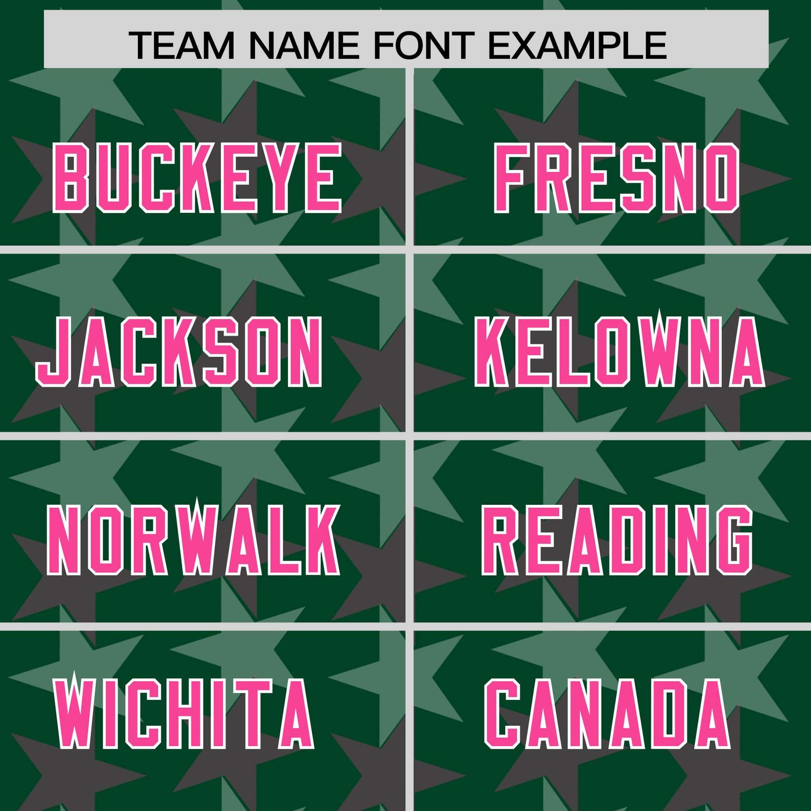 Custom Green Pink Personalized All Star Graffiti Pattern Authentic Football Jersey