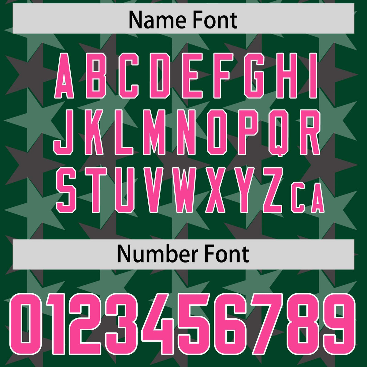 Custom Green Pink Personalized All Star Graffiti Pattern Authentic Football Jersey