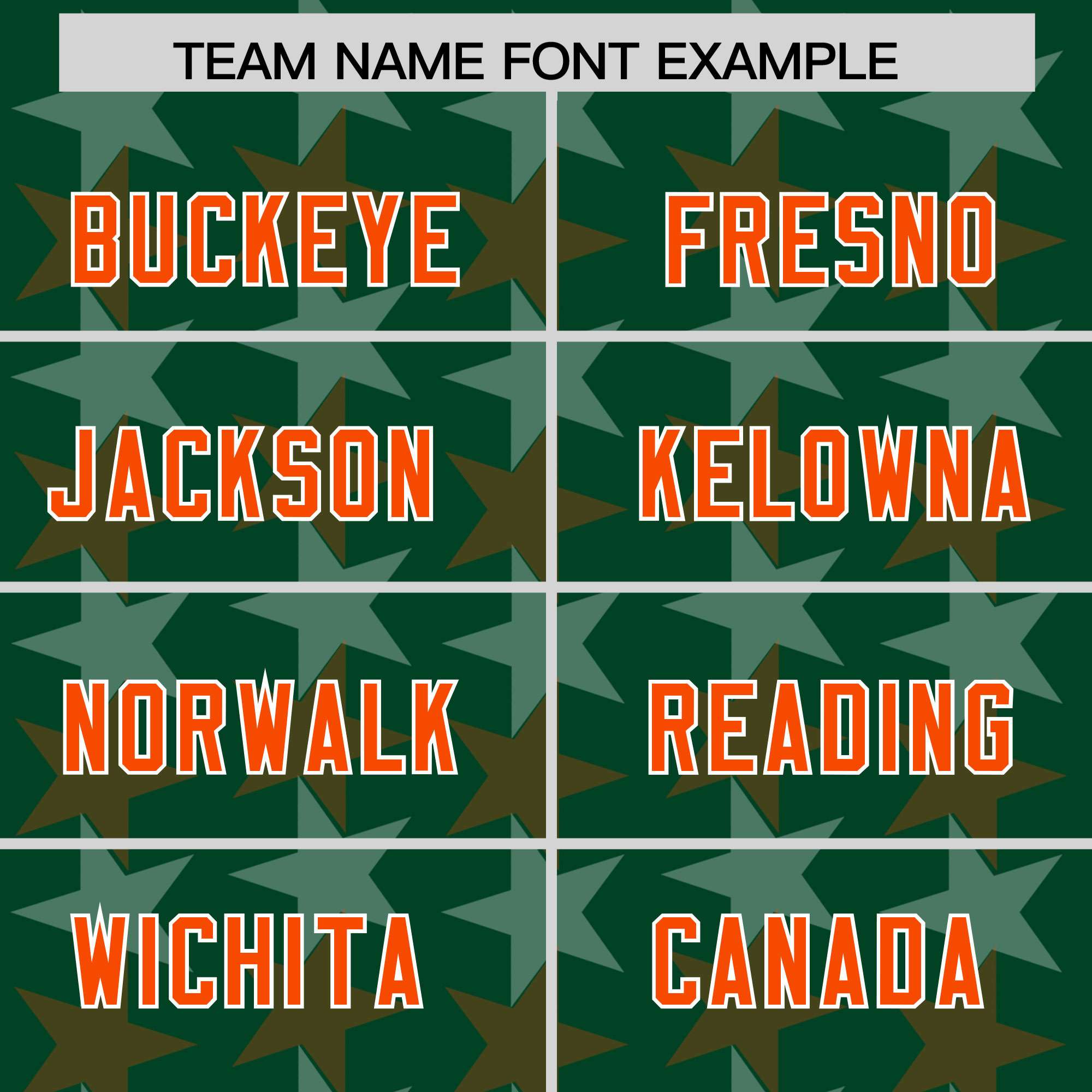 Custom Green Orange Personalized All Star Graffiti Pattern Authentic Football Jersey