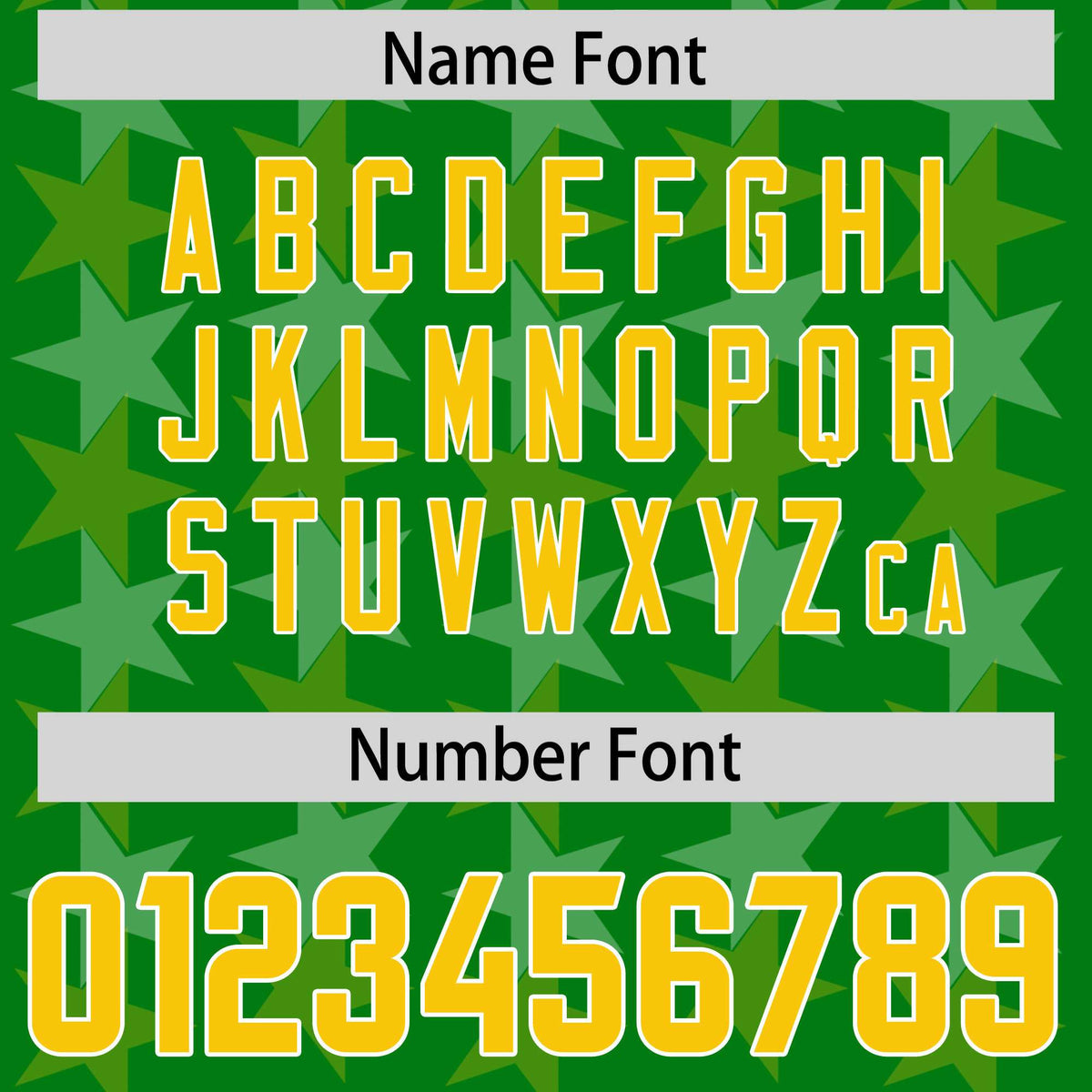 Custom Kelly Green Gold Personalized All Star Graffiti Pattern Authentic Football Jersey