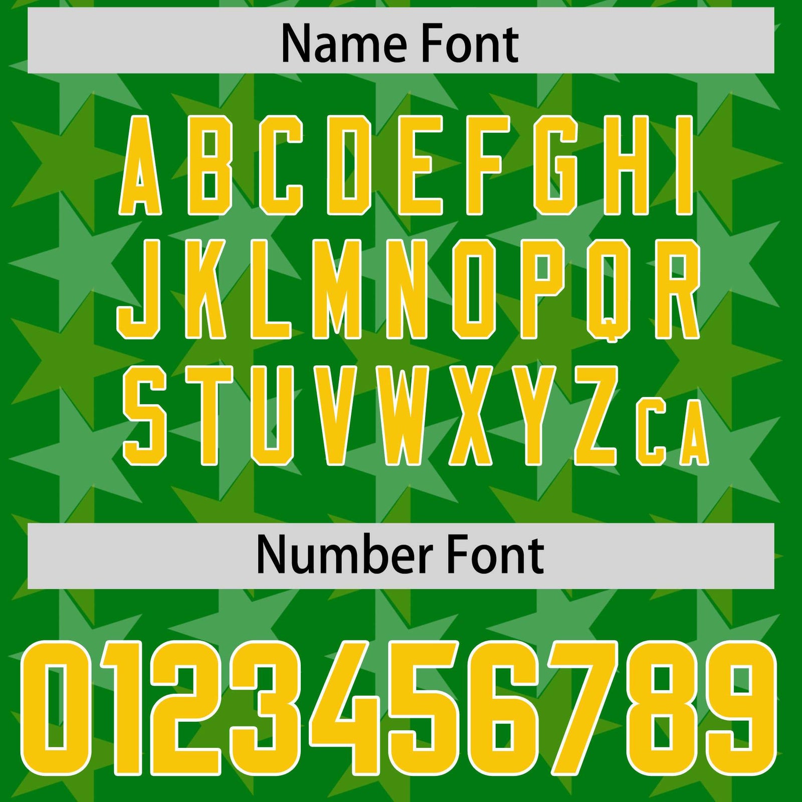 Custom Kelly Green Gold Personalized All Star Graffiti Pattern Authentic Football Jersey