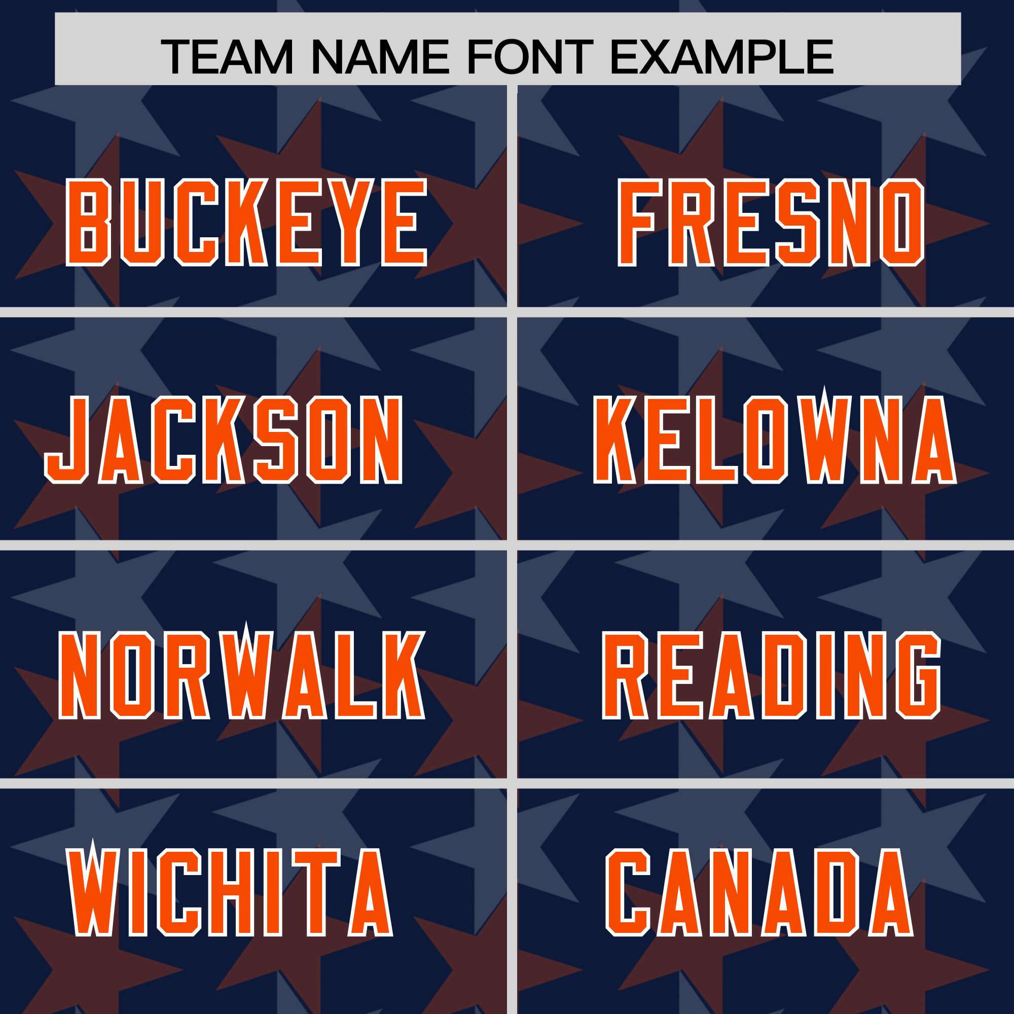 Custom Navy Orange Personalized All Star Graffiti Pattern Authentic Football Jersey