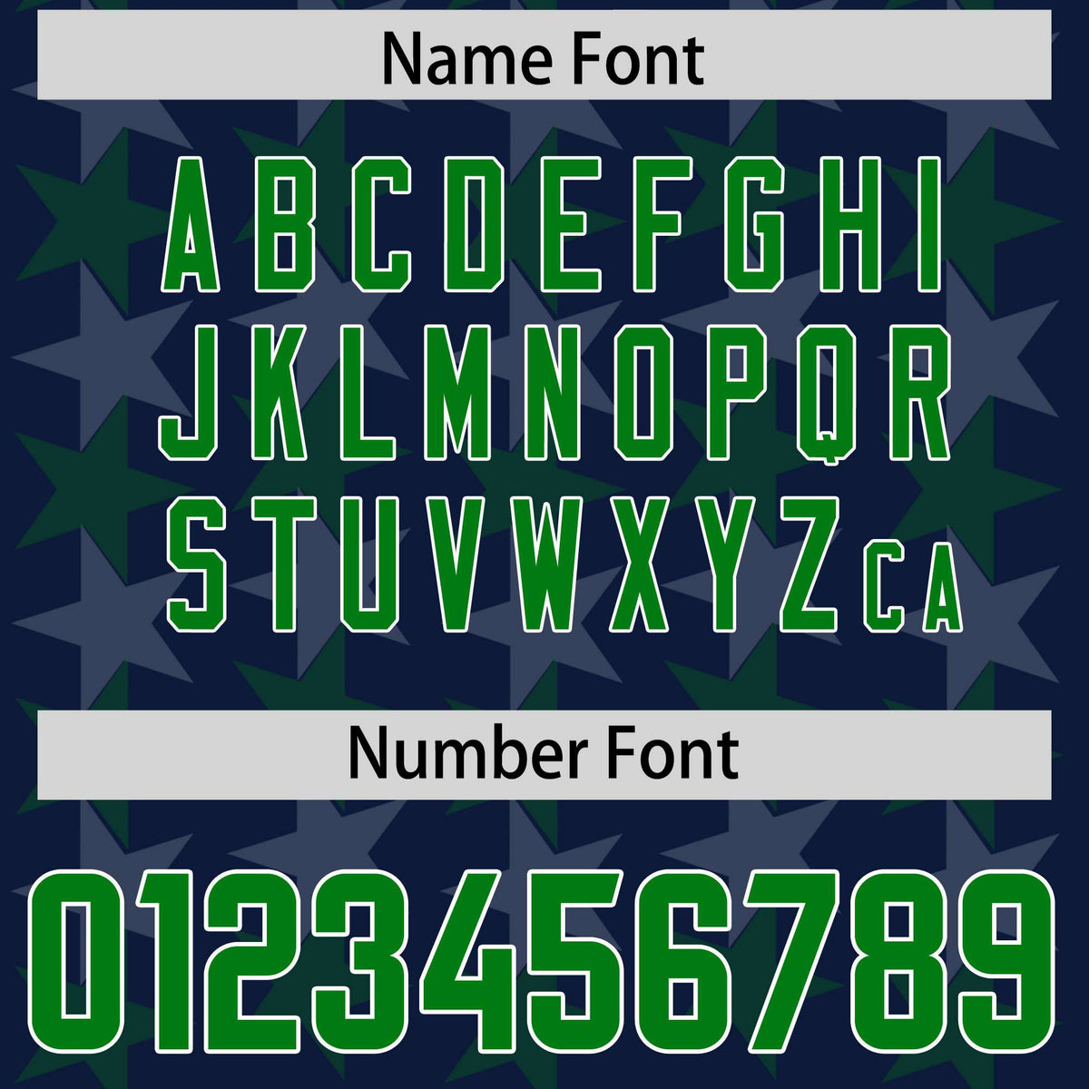 Custom Navy Kelly Green Personalized All Star Graffiti Pattern Authentic Football Jersey