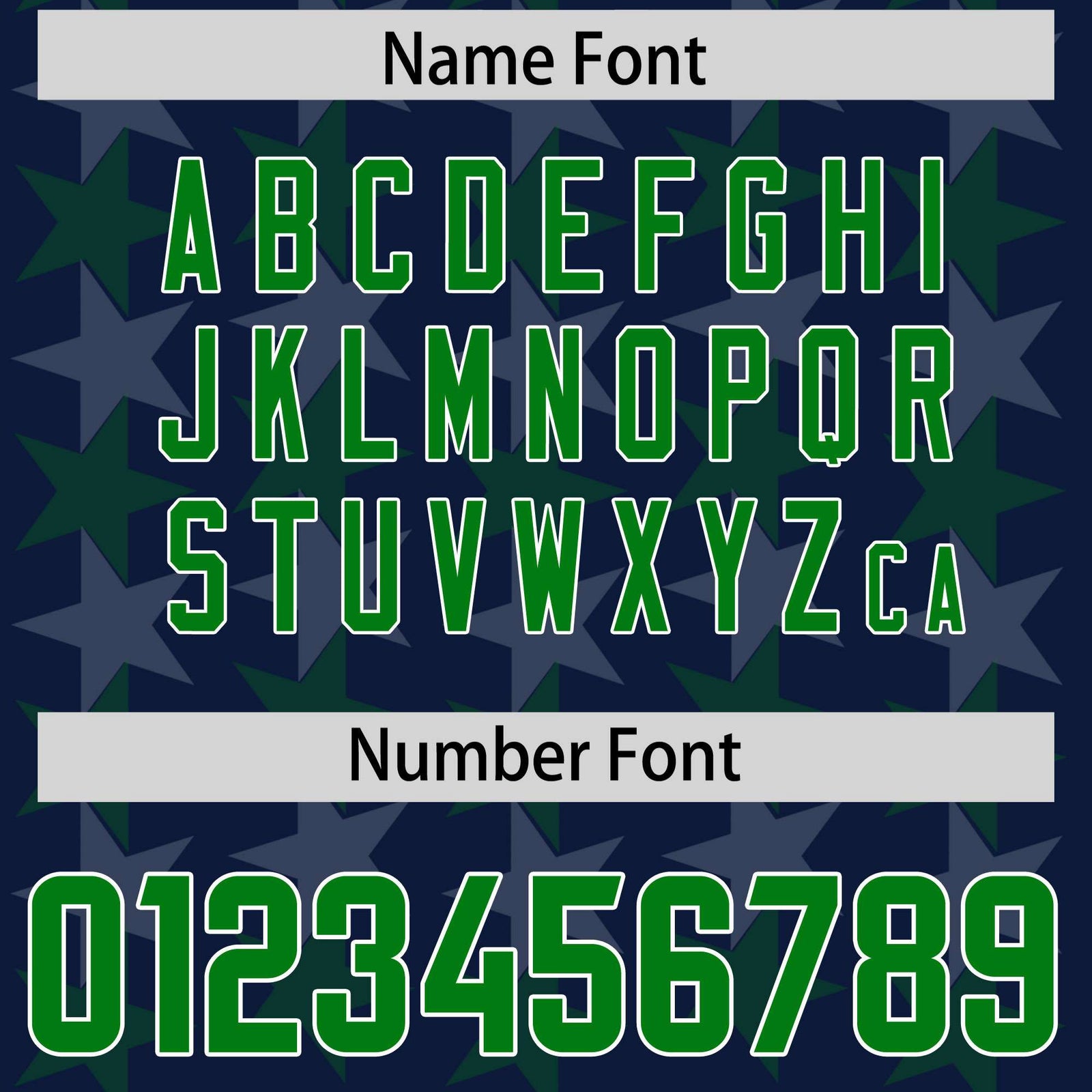 Custom Navy Kelly Green Personalized All Star Graffiti Pattern Authentic Football Jersey