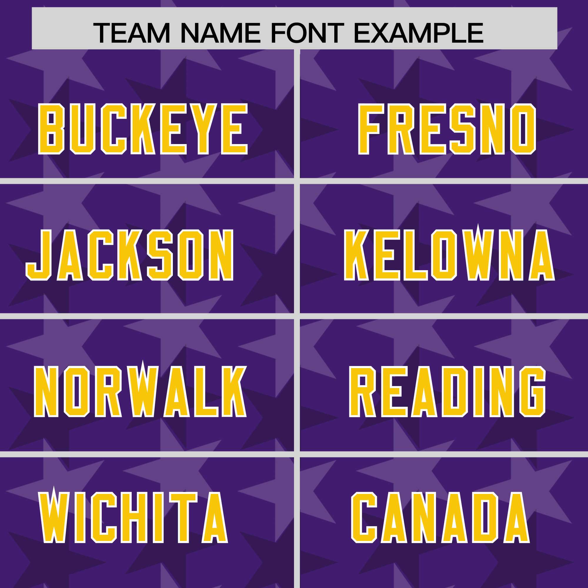 Custom Purple Gold Personalized All Star Graffiti Pattern Authentic Football Jersey