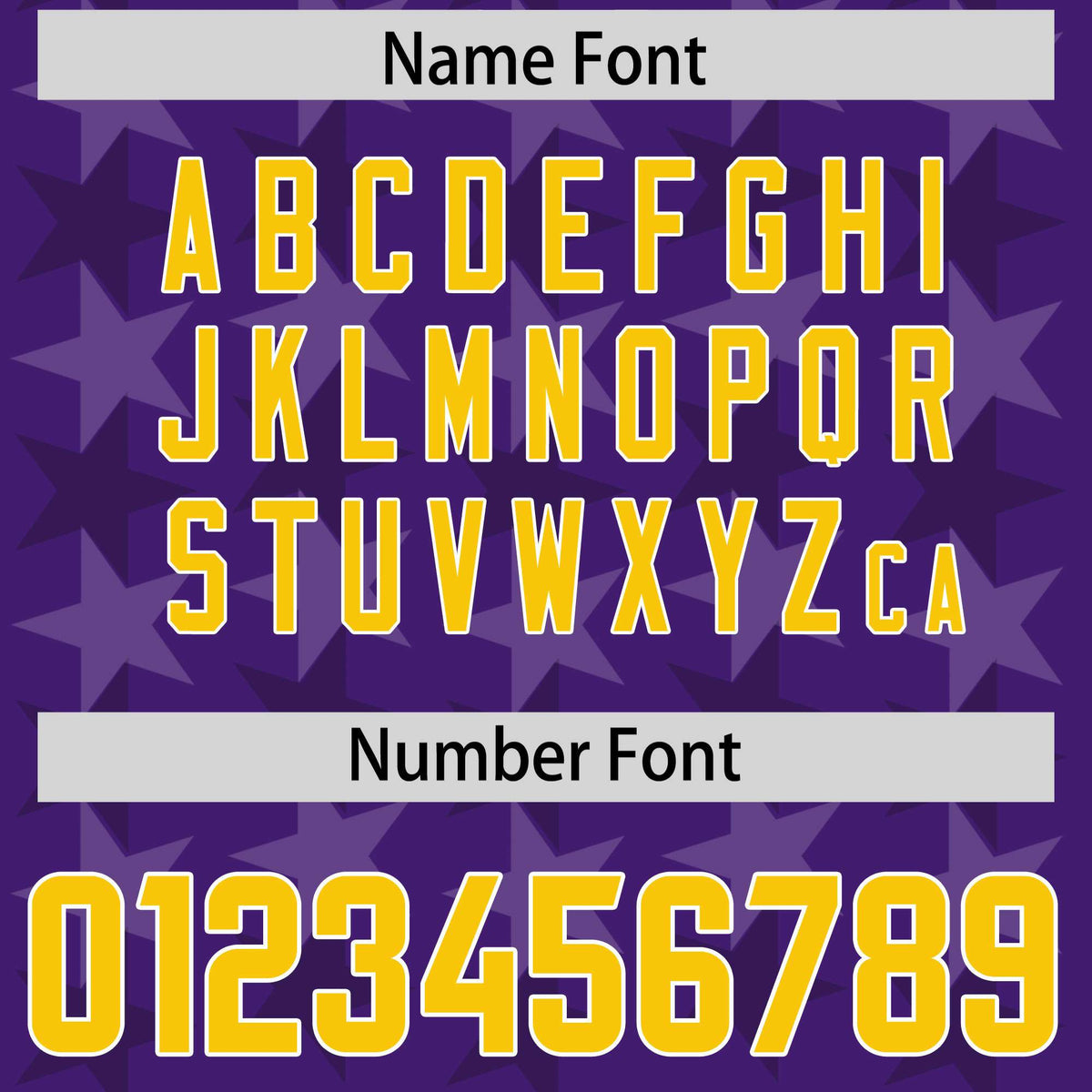 Custom Purple Gold Personalized All Star Graffiti Pattern Authentic Football Jersey