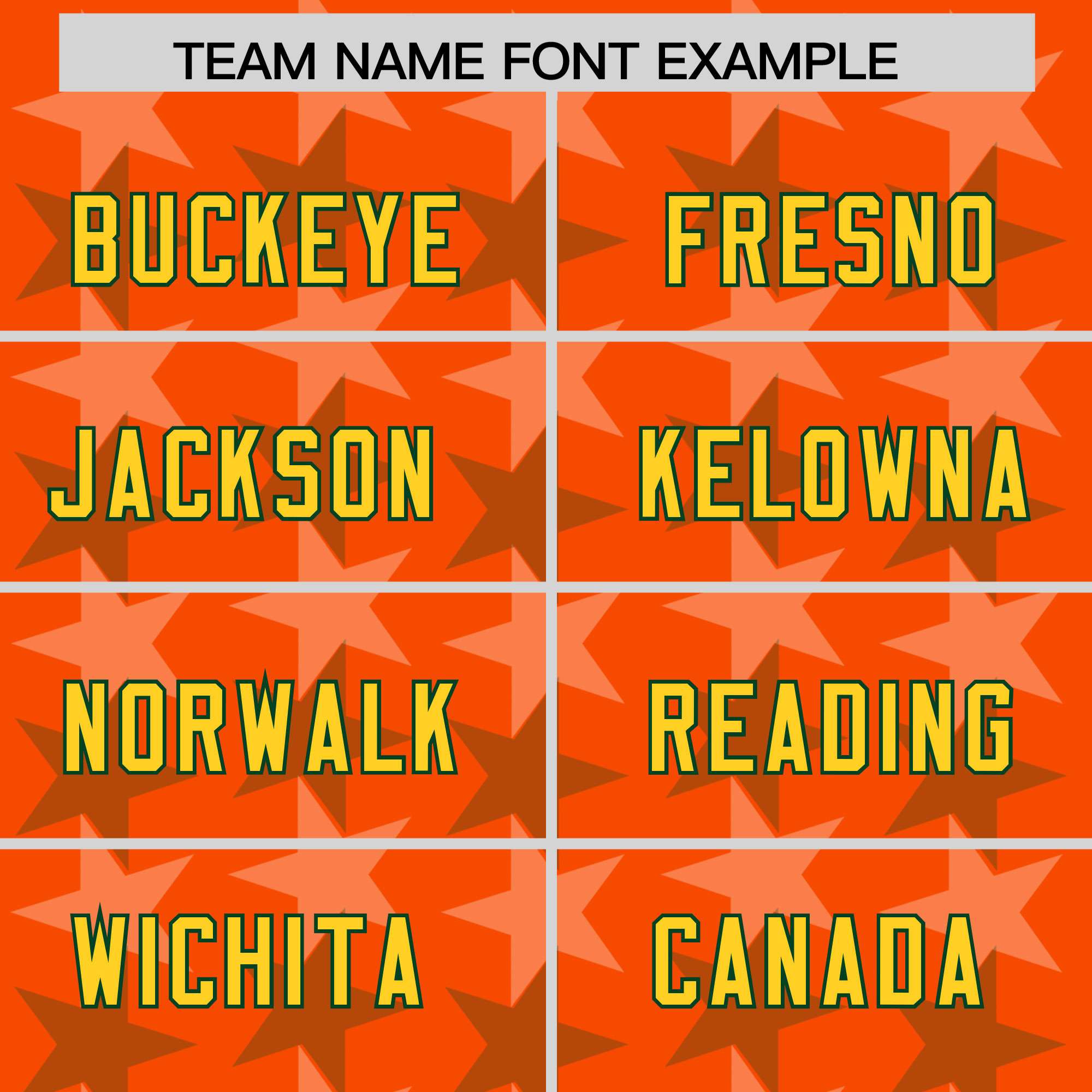 Custom Orange Green Personalized All Star Graffiti Pattern Authentic Football Jersey