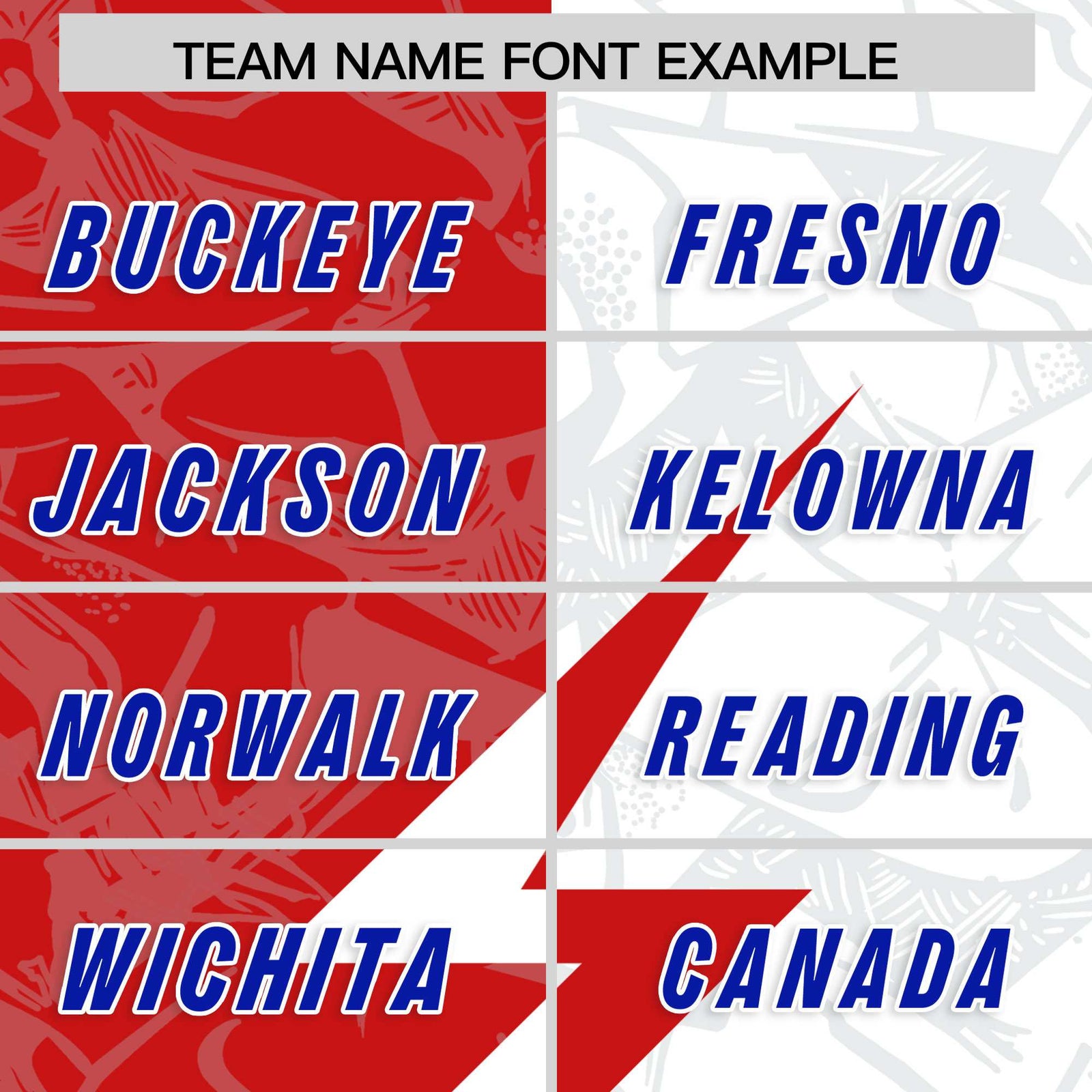 Custom White Red Split Personalized Lightning Pattern Football Jersey