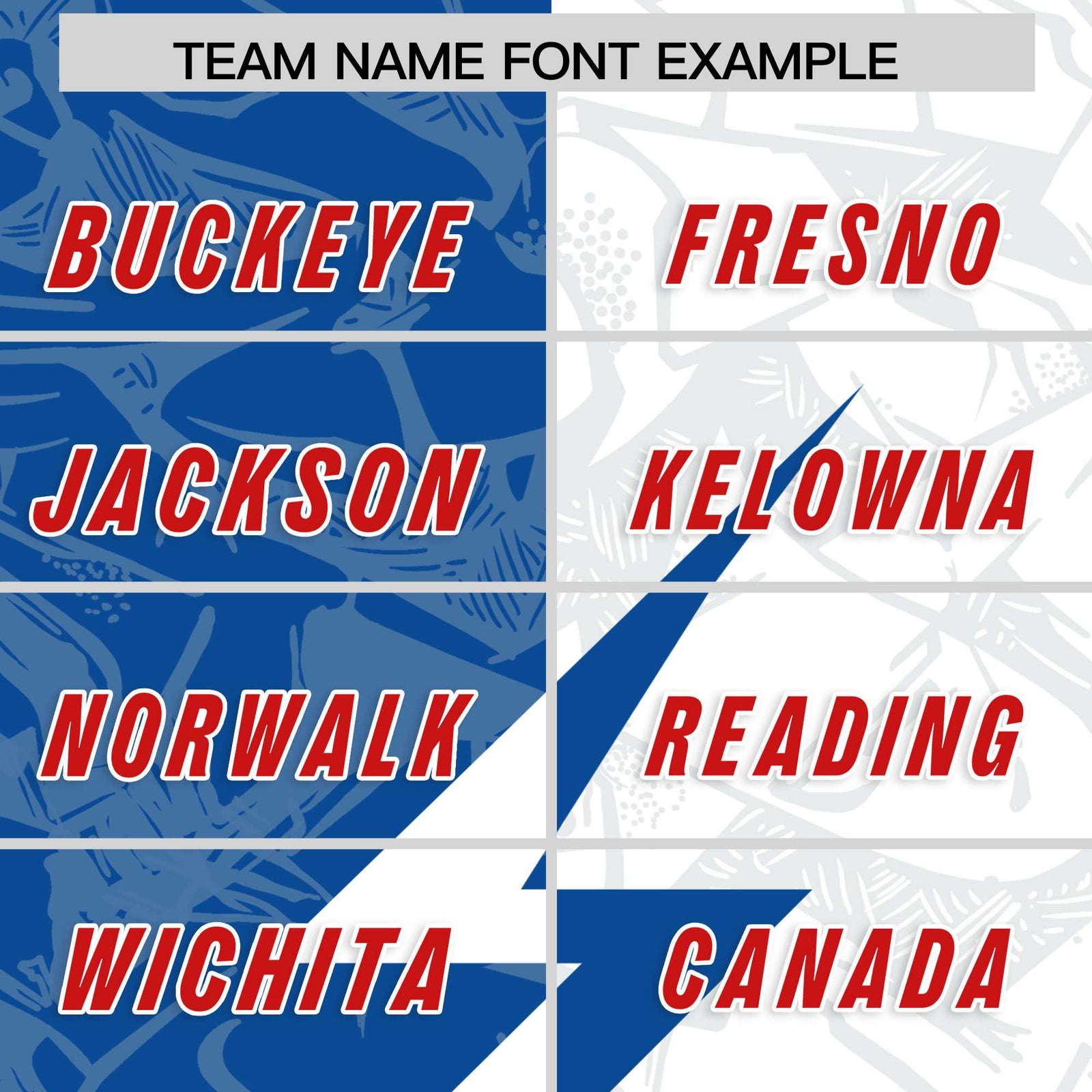 Custom White Royal Split Personalized Lightning Pattern Football Jersey