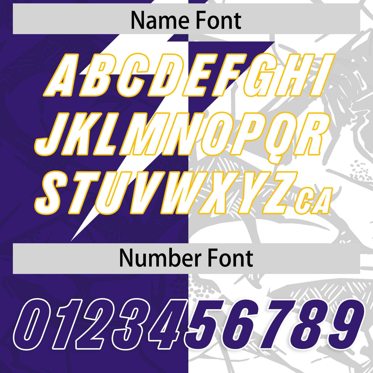 Custom Purple White Split Personalized Lightning Pattern Football Jersey