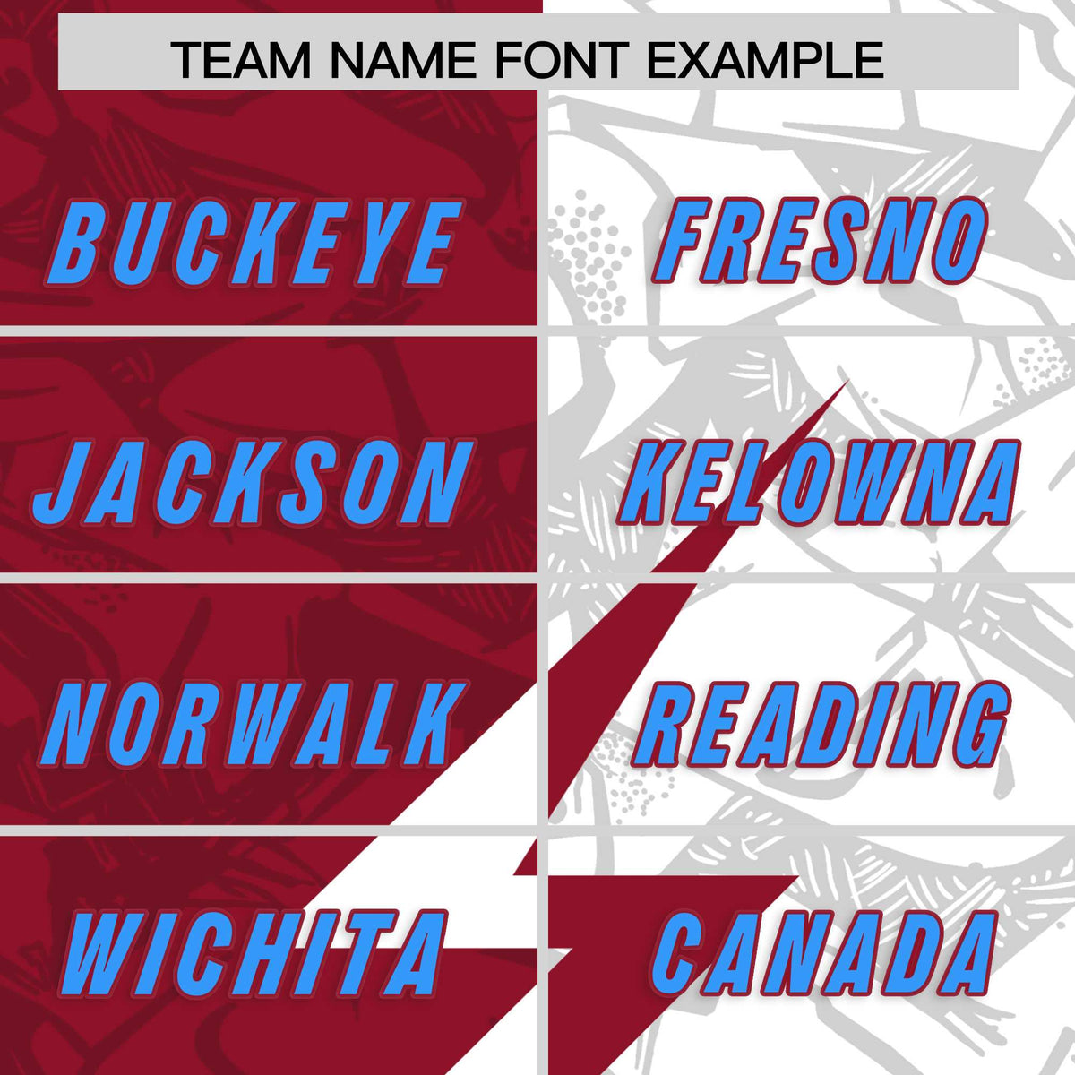 Custom Cardinal White Split Personalized Lightning Pattern Football Jersey