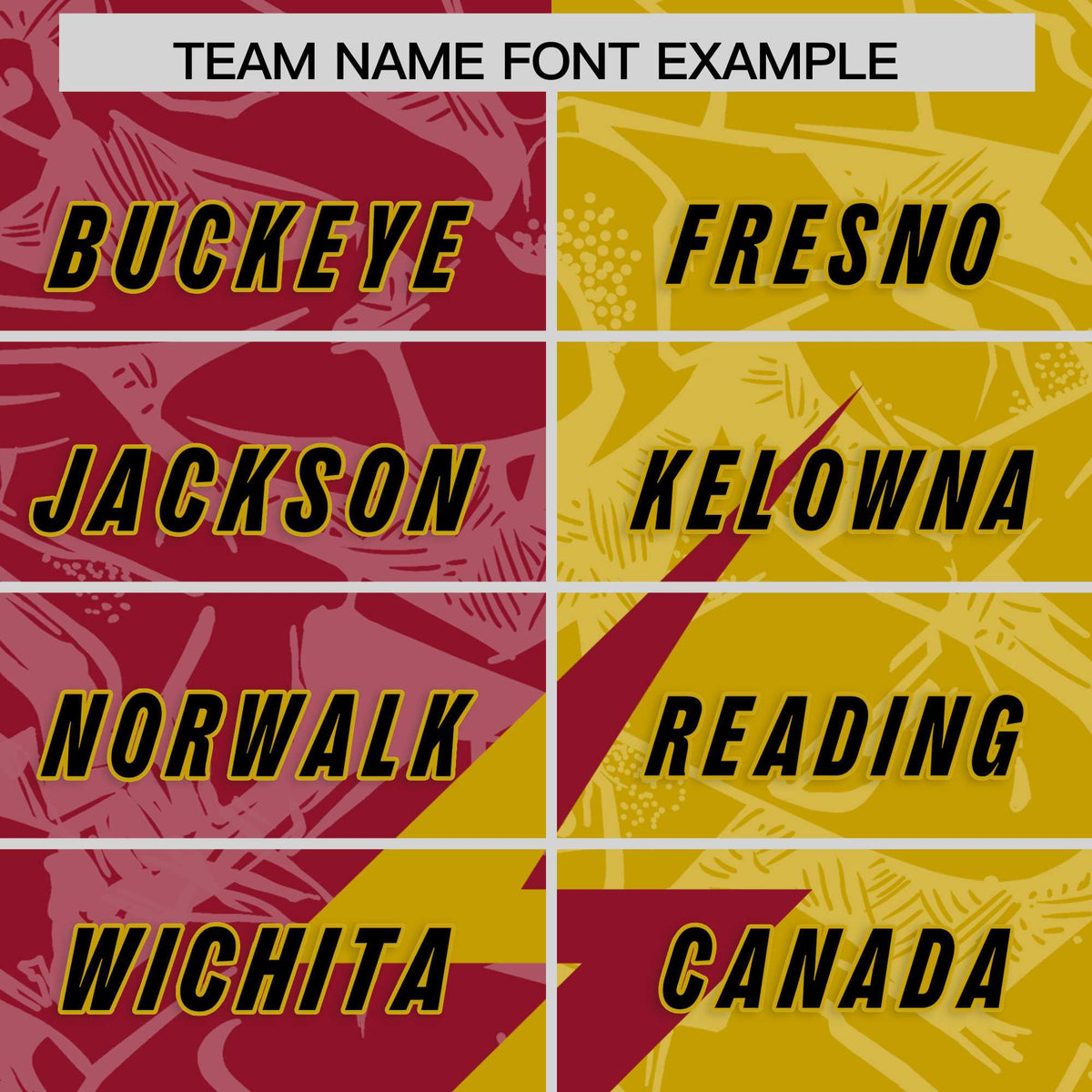 Custom Old Gold Cardinal Split Personalized Lightning Pattern Football Jersey