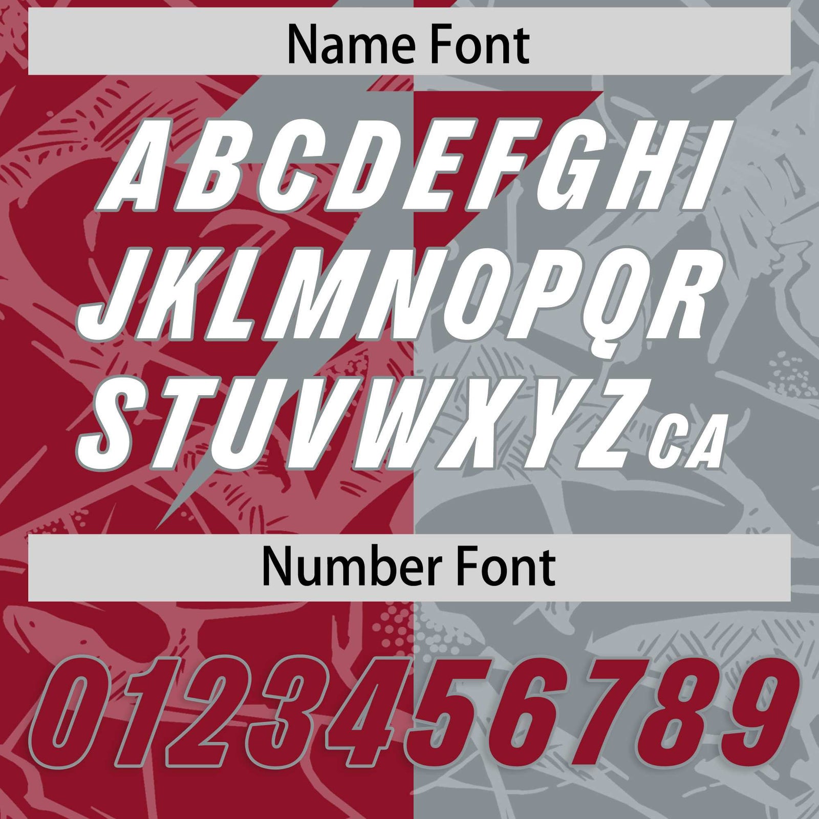 Custom Gray Cardinal Split Personalized Lightning Pattern Football Jersey