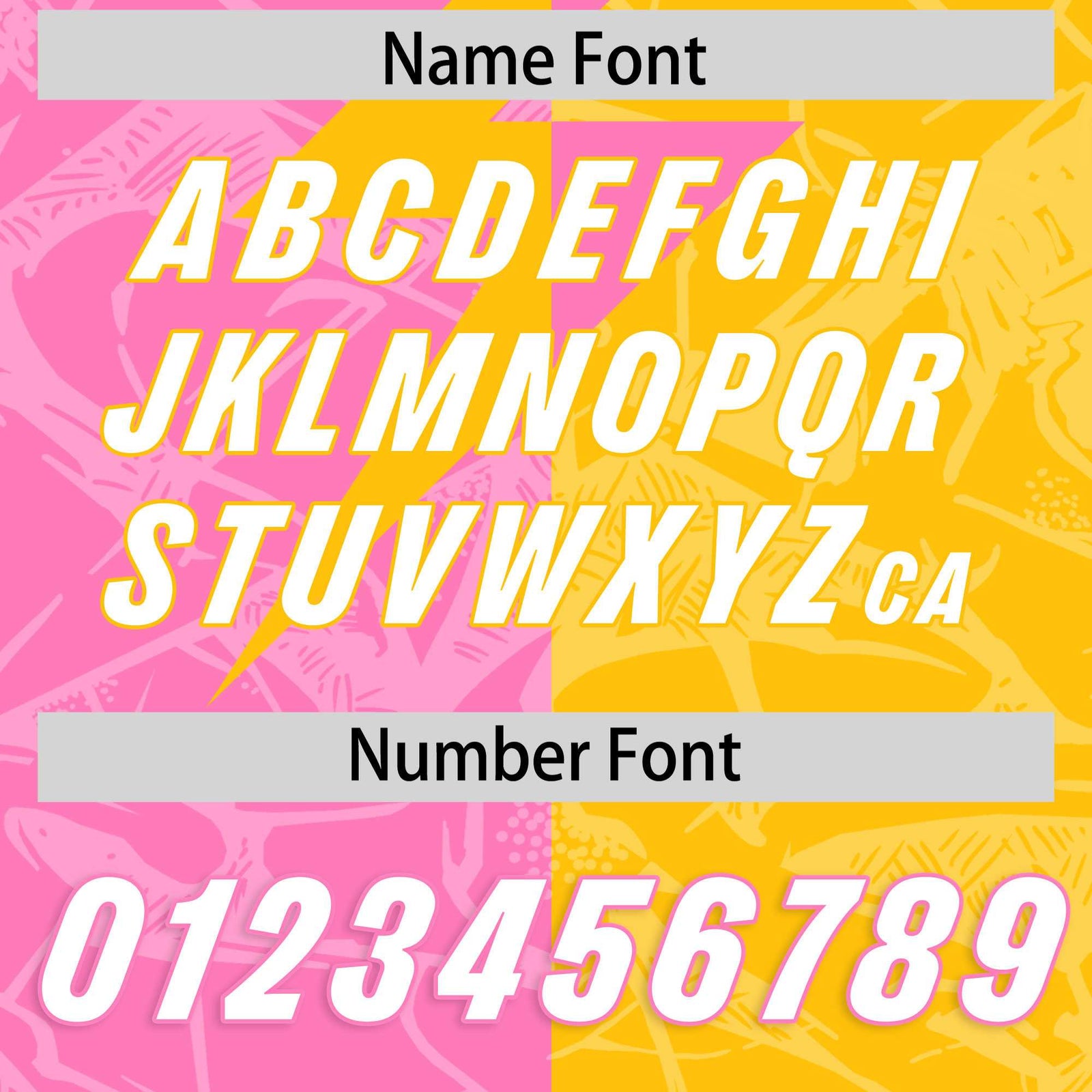 Custom Yellow Pink Split Personalized Lightning Pattern Football Jersey