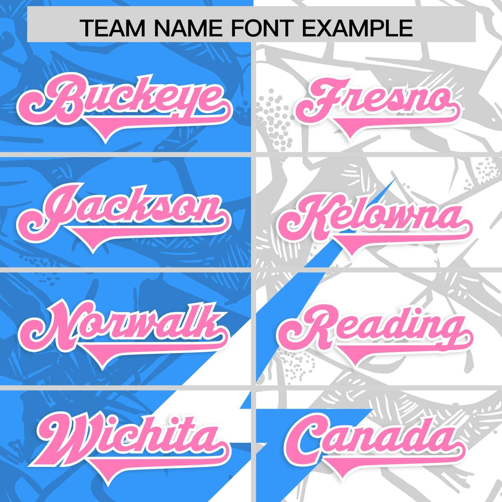 Custom Light Blue White Split Personalized Lightning Pattern Football Jersey