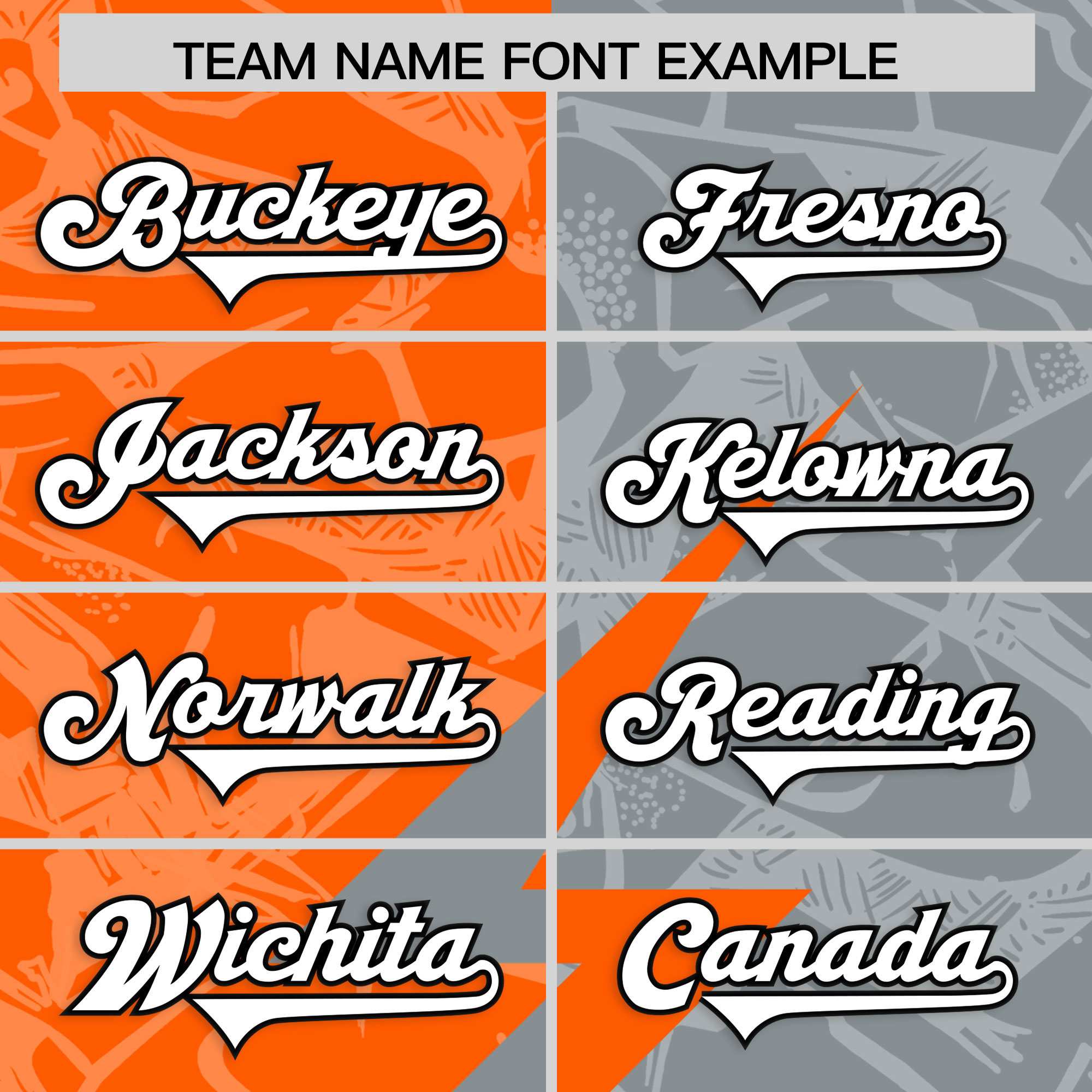 Custom Grey Orange Split Personalized Lightning Pattern Football Jersey