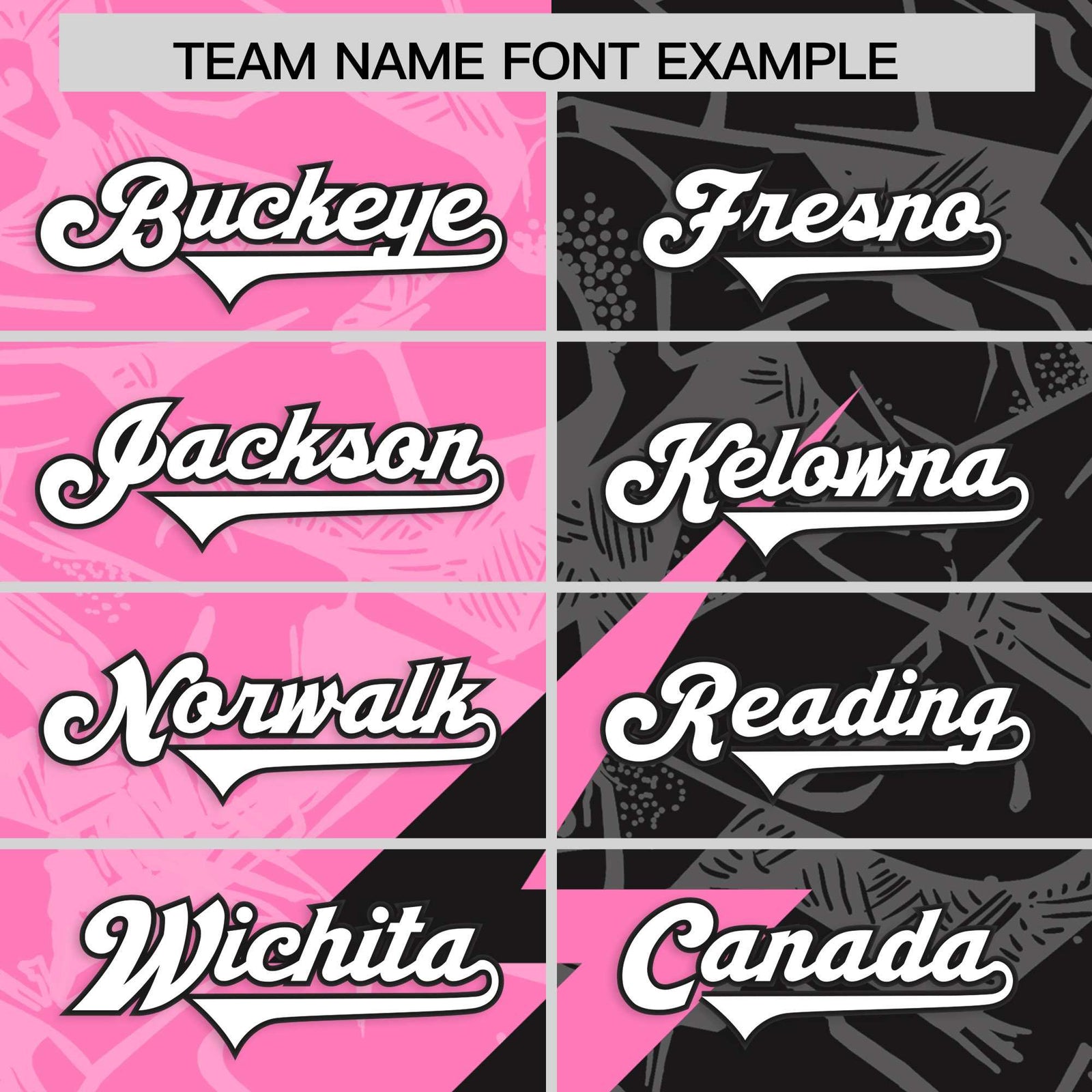 Custom Black Pink Split Personalized Lightning Pattern Football Jersey