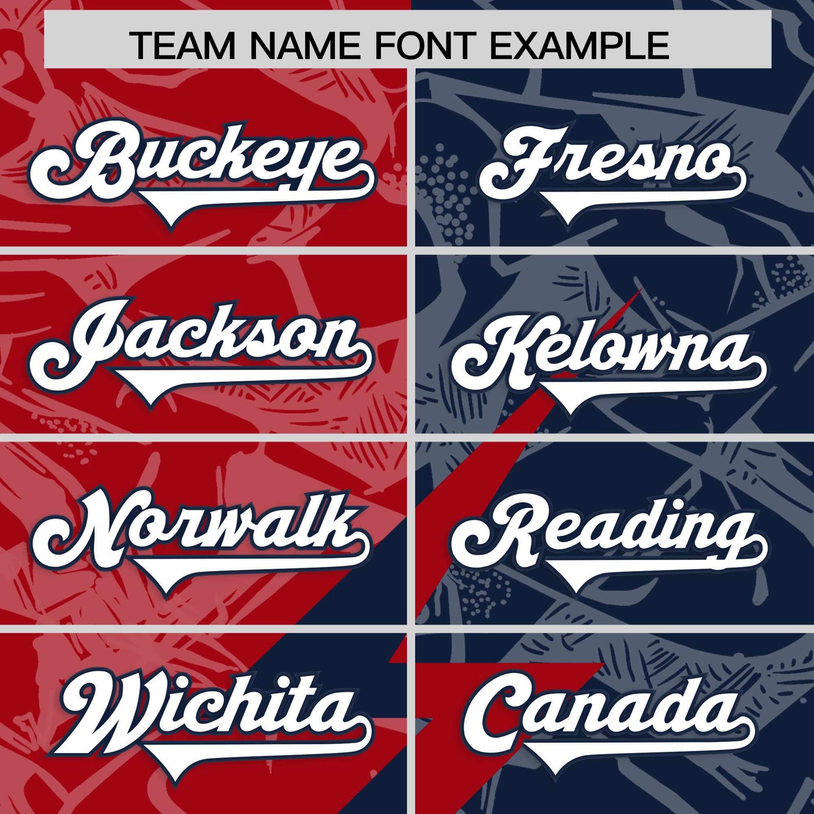 Custom Navy Red Split Personalized Lightning Pattern Football Jersey