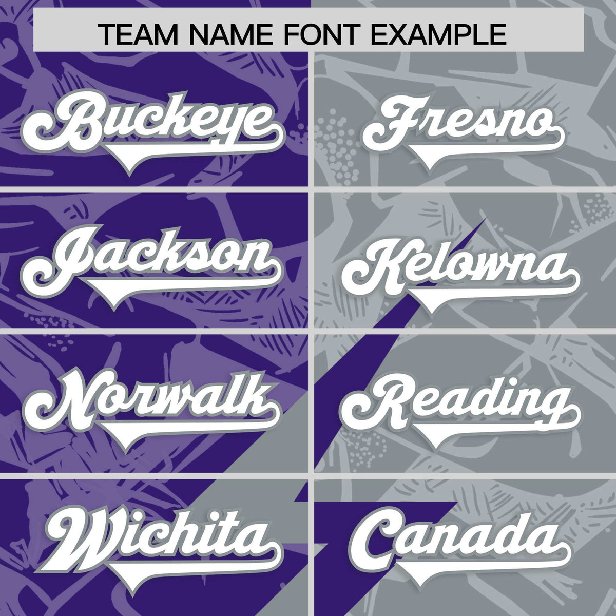 Custom Purple Gray Split Personalized Lightning Pattern Football Jersey