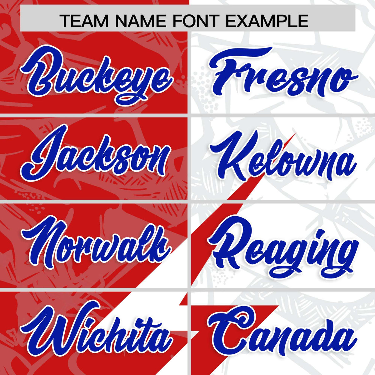 Custom White Red Split Personalized Lightning Pattern Football Jersey