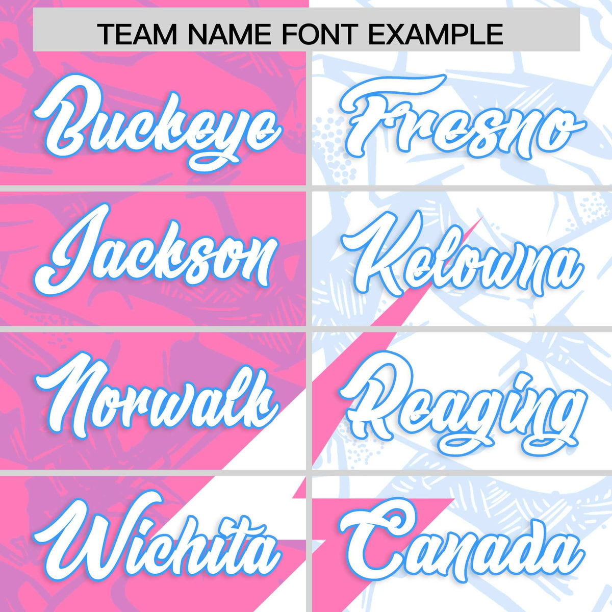 Custom White Pink Split Personalized Lightning Pattern Football Jersey