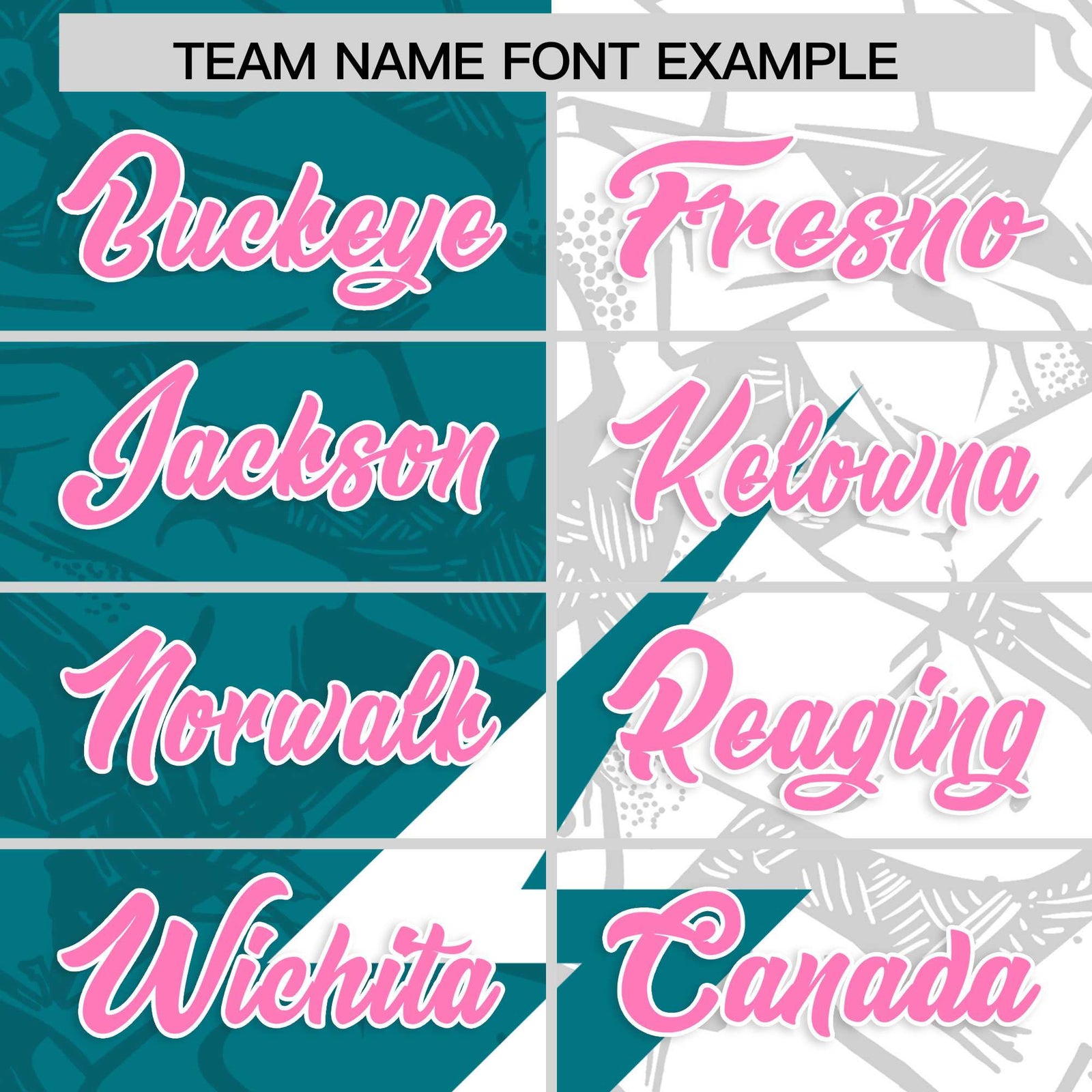 Custom Aqua White Split Personalized Lightning Pattern Football Jersey