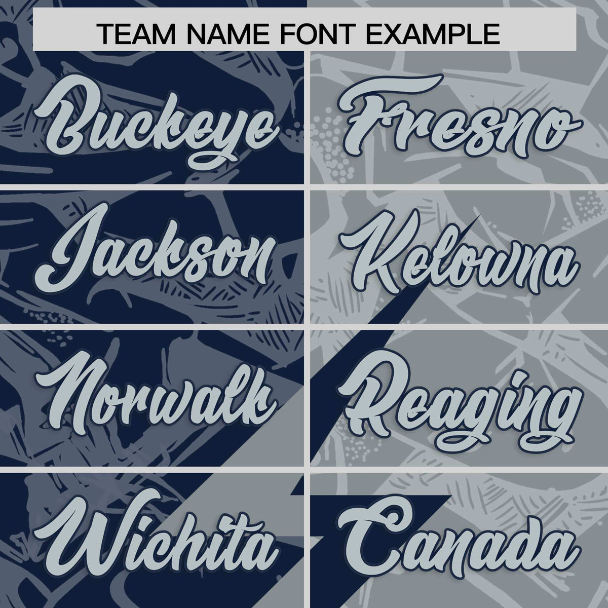 Custom Navy Gray Split Personalized Lightning Pattern Football Jersey