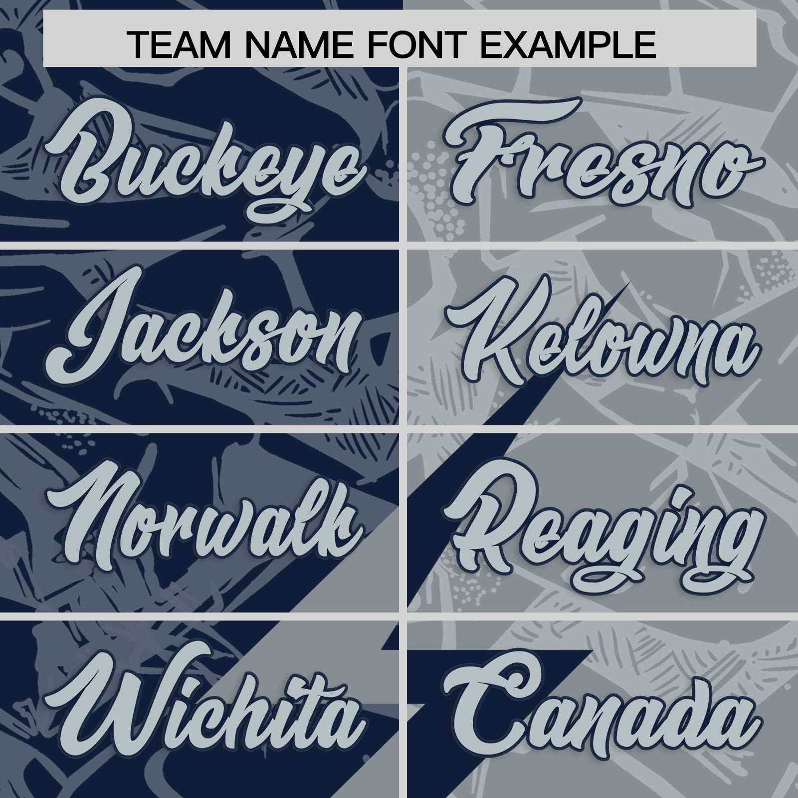 Custom Navy Gray Split Personalized Lightning Pattern Football Jersey