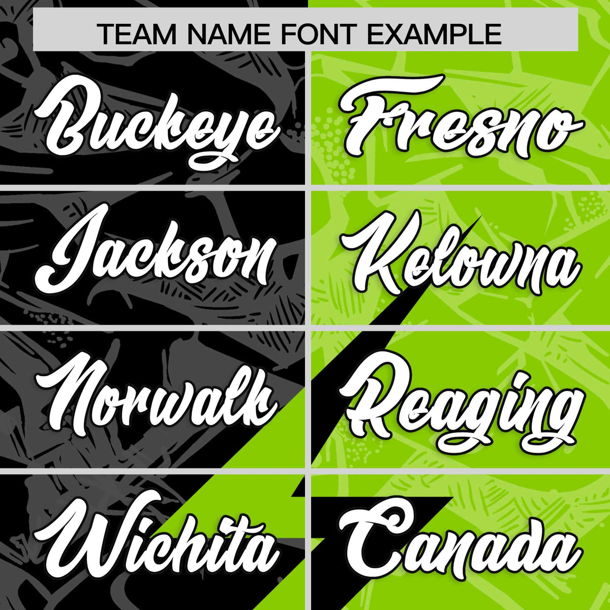 Custom Neon Green Black Split Personalized Lightning Pattern Football Jersey