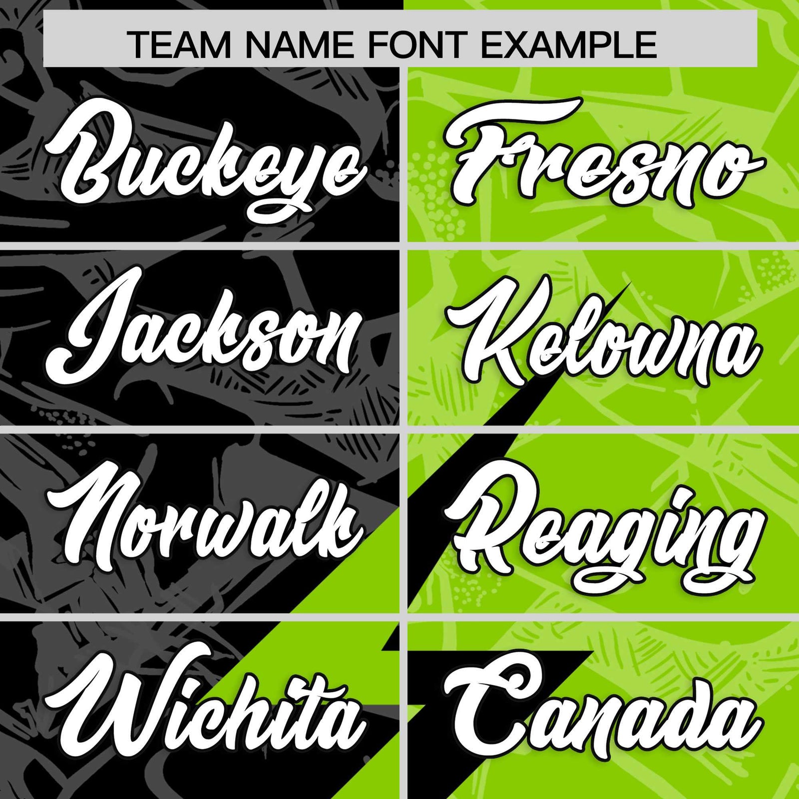 Custom Neon Green Black Split Personalized Lightning Pattern Football Jersey