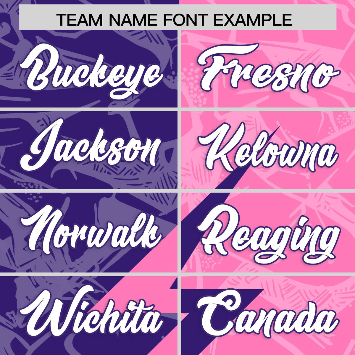 Custom Pink Purple Split Personalized Lightning Pattern Football Jersey