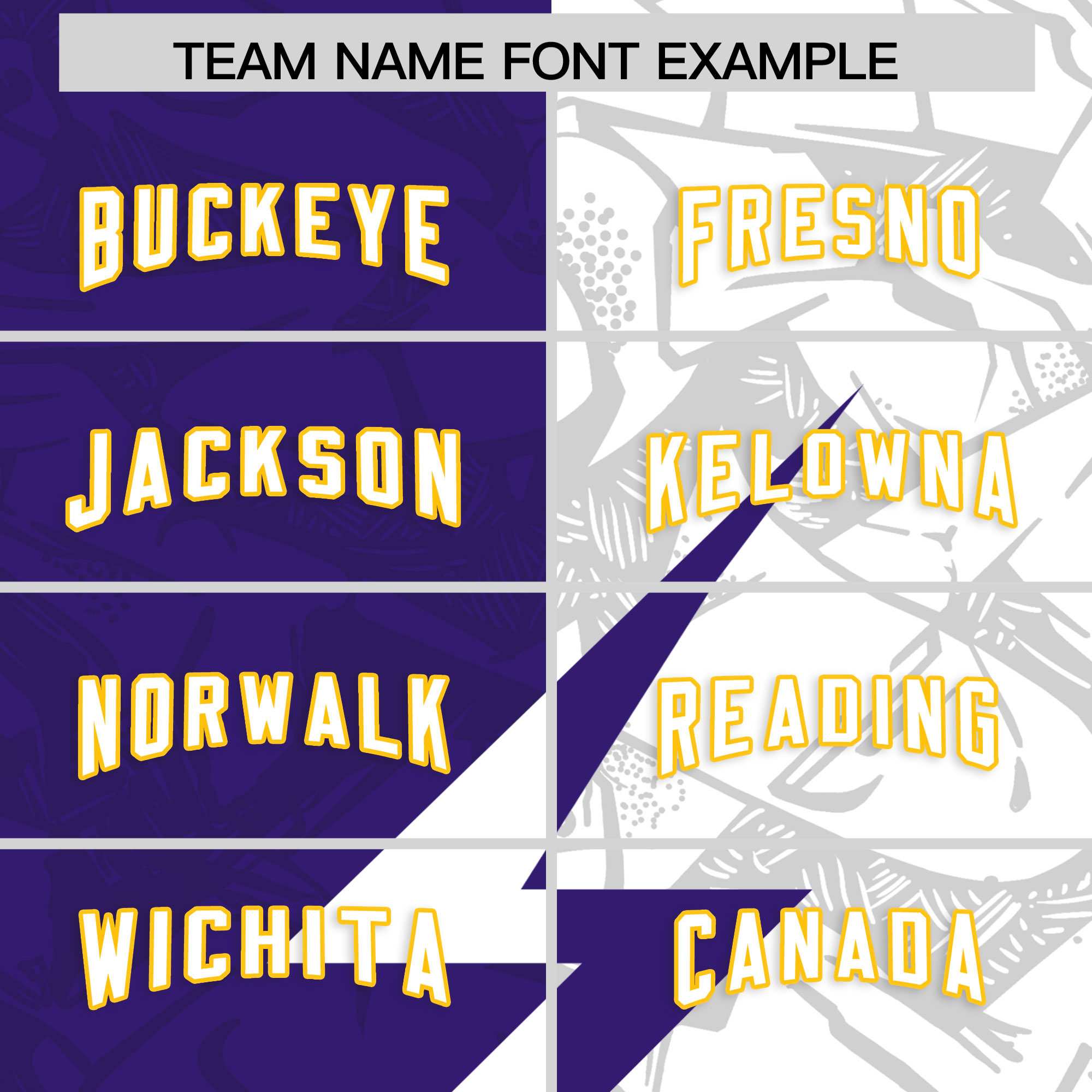 Custom Purple White Split Personalized Lightning Pattern Football Jersey