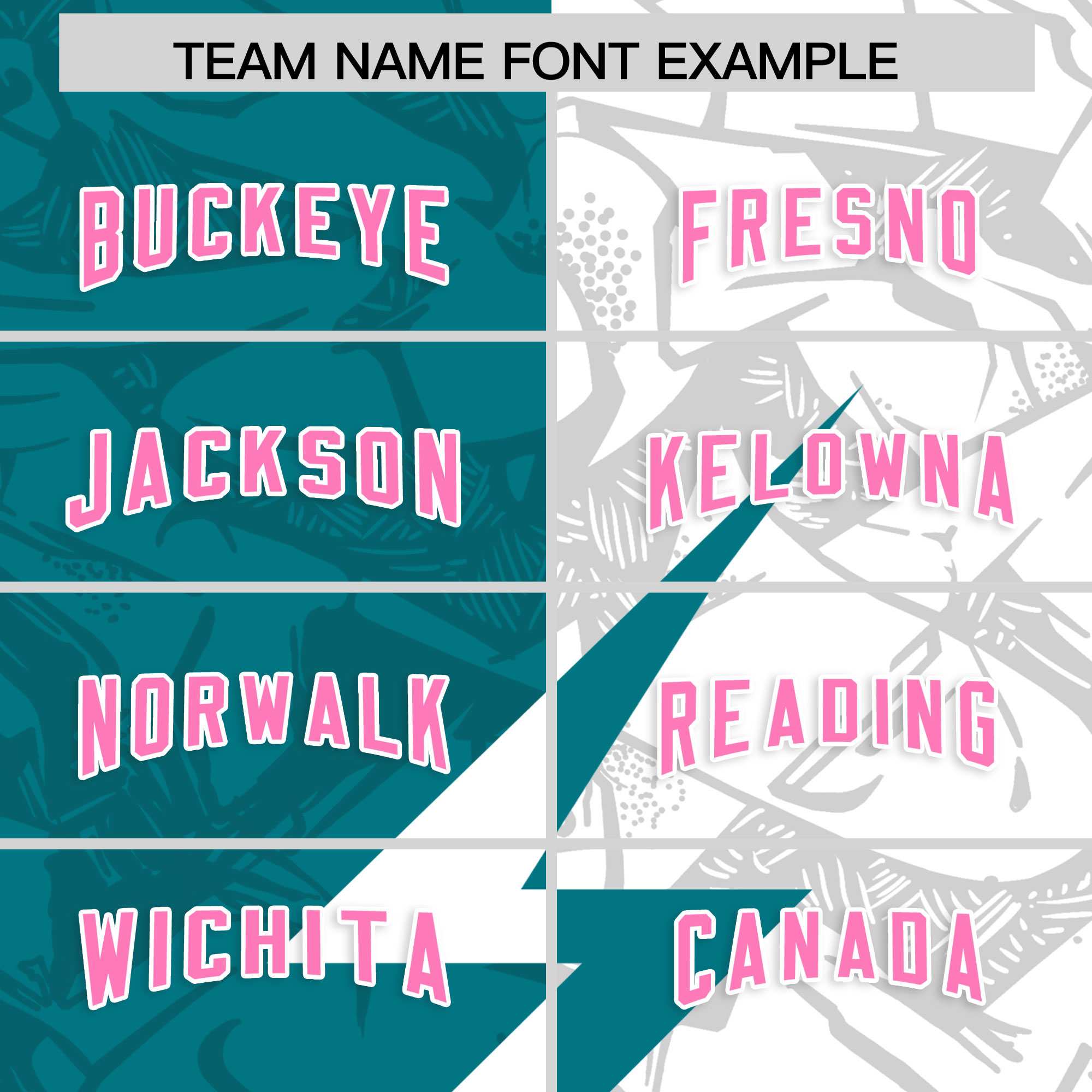 Custom Aqua White Split Personalized Lightning Pattern Football Jersey
