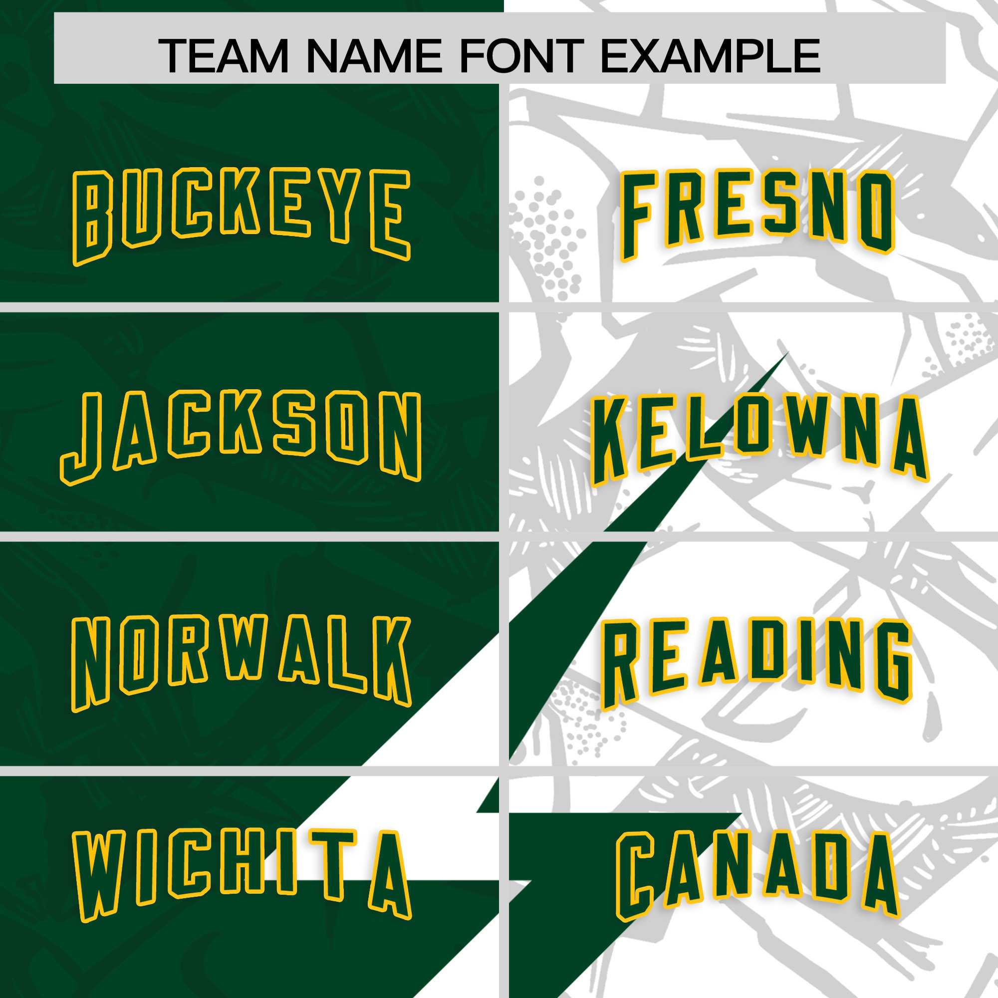 Custom Green White Split Personalized Lightning Pattern Football Jersey